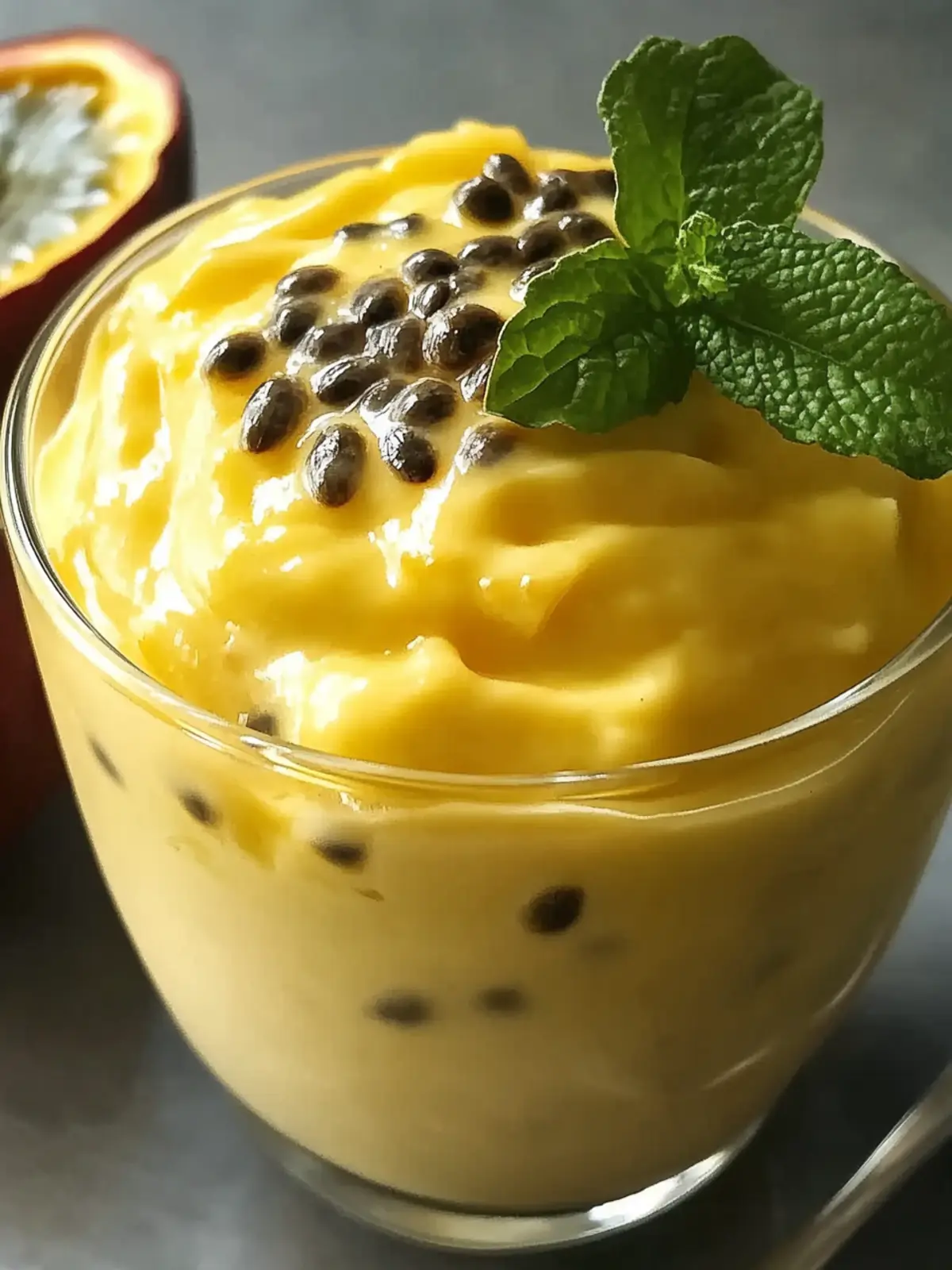 Creamy Passion Fruit Mousse That's Easy, Vegan, and Delicious 4 Creamy Passion Fruit Mousse