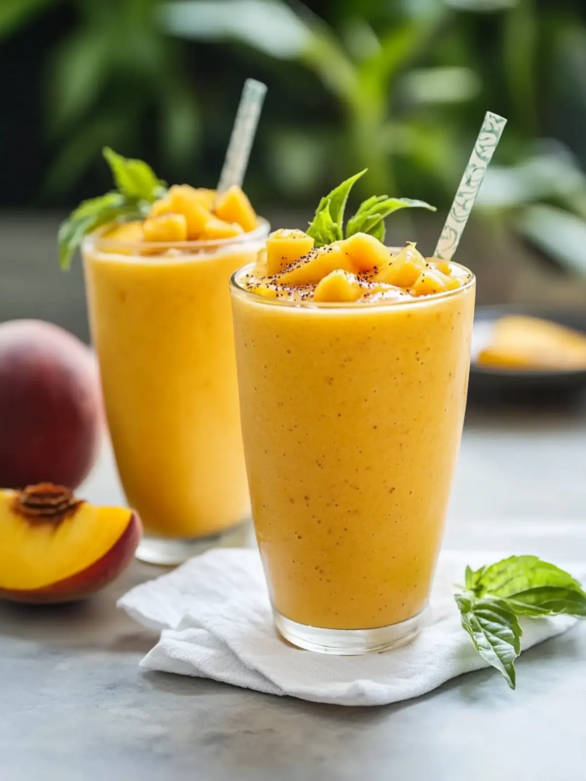 Peach Mango Smoothie