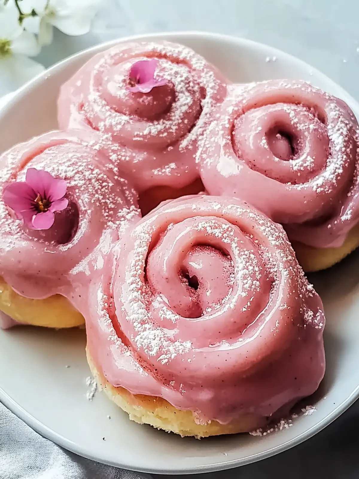 Delicious Pink Cinnamon Rolls That Wow at Every Brunch 2 Delicious Pink Cinnamon Rolls