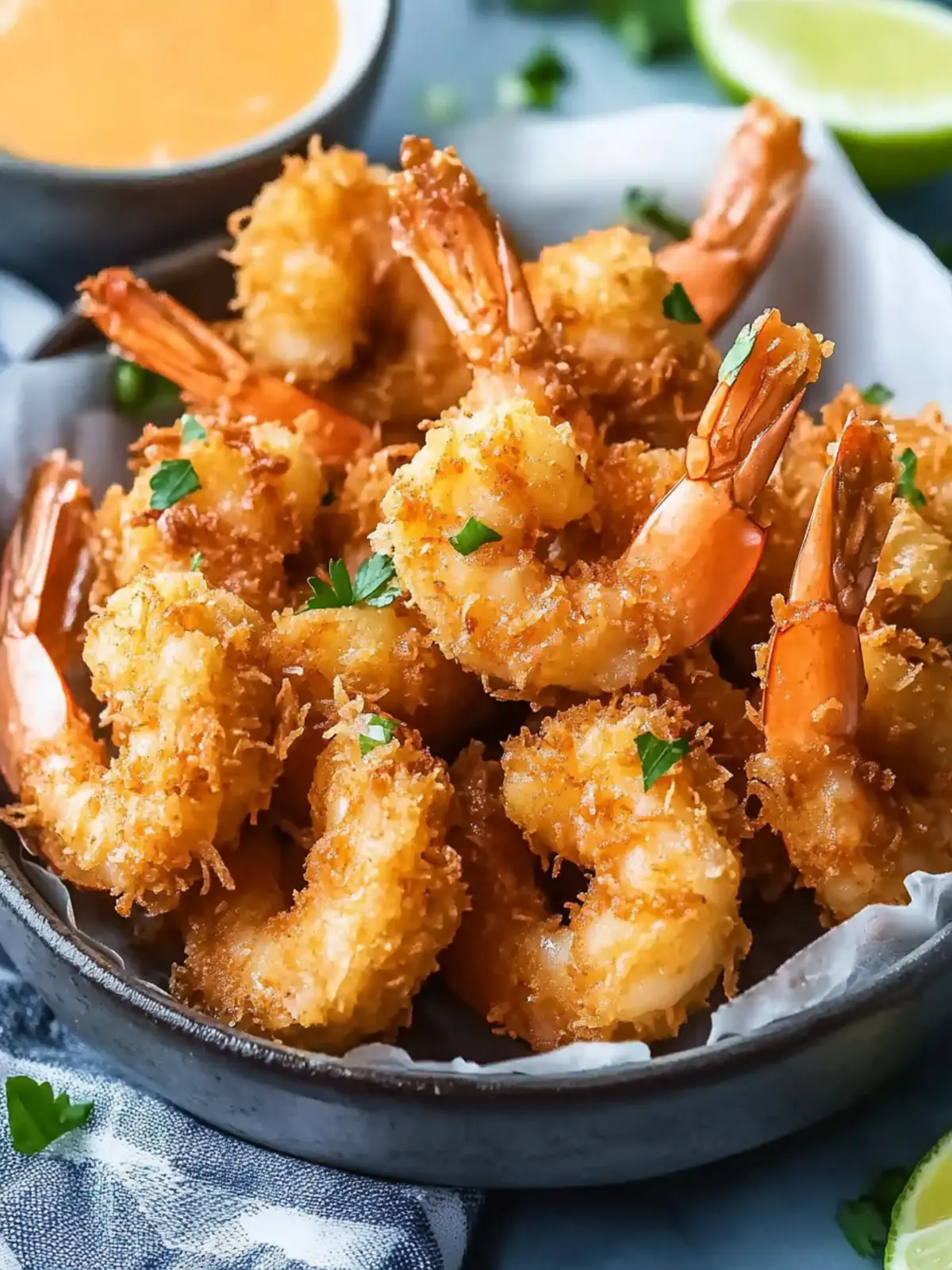 Crunchy Air Fryer Coconut Shrimp for Guilt-Free Paradise Bites 4 Crunchy Air Fryer Coconut Shrimp