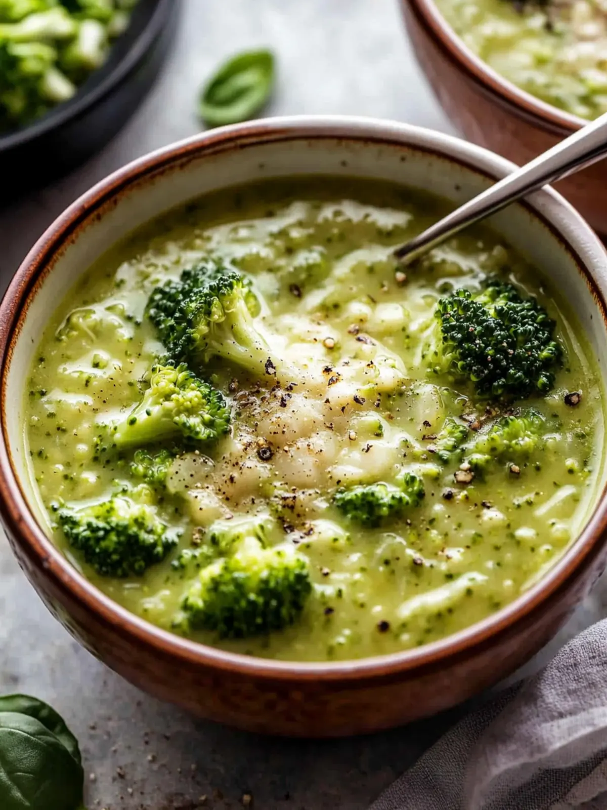 Garlic Italian Broccoli Soup: Comfort in Every Spoonful 2 Garlic Italian Broccoli Soup