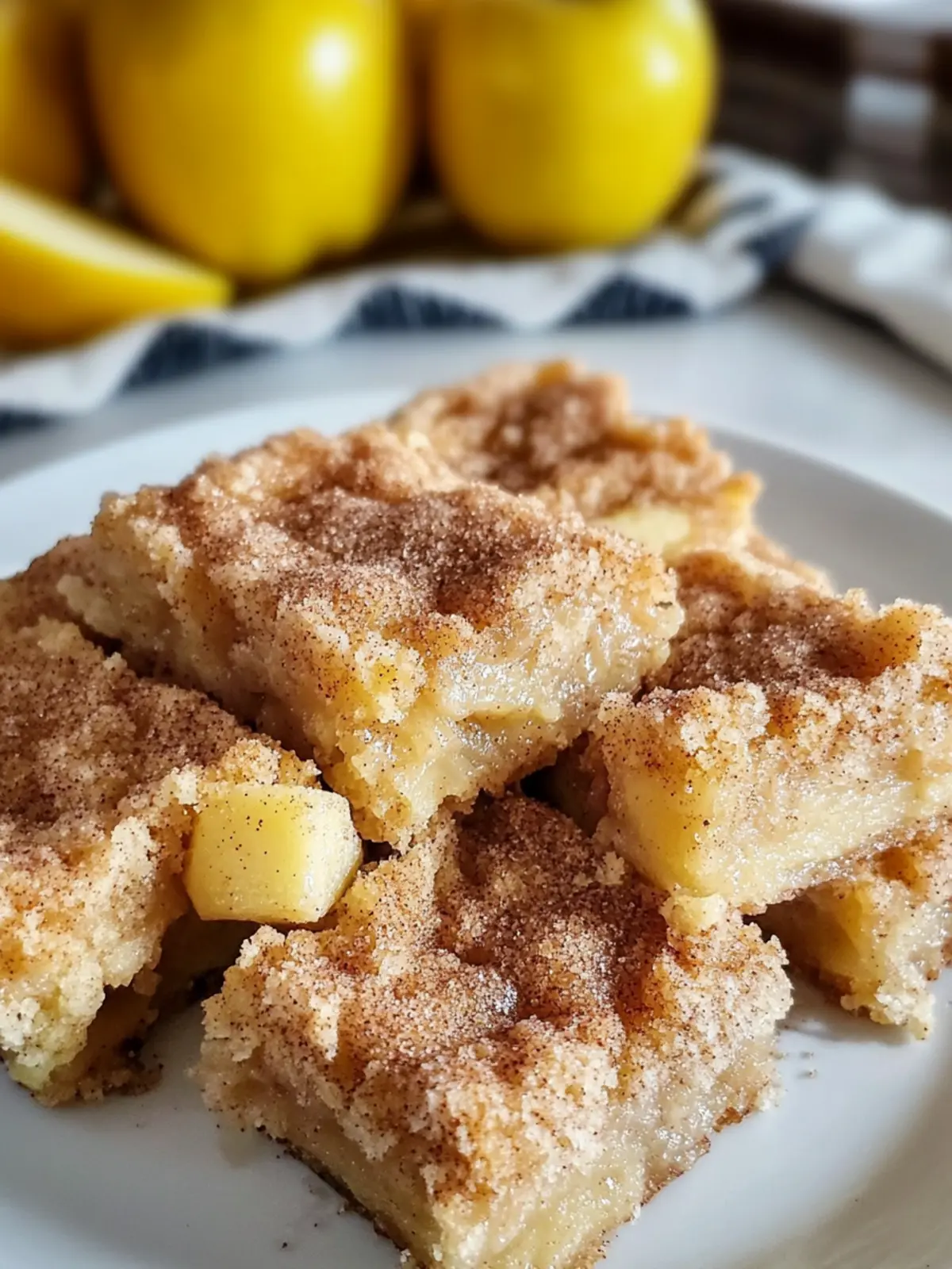 Apple Snickerdoodle Bars