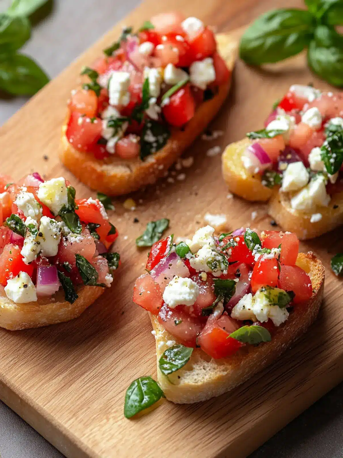 Savory Greek Bruschetta: A Fresh Twist on a Classic Appetizer 5 Greek Bruschetta