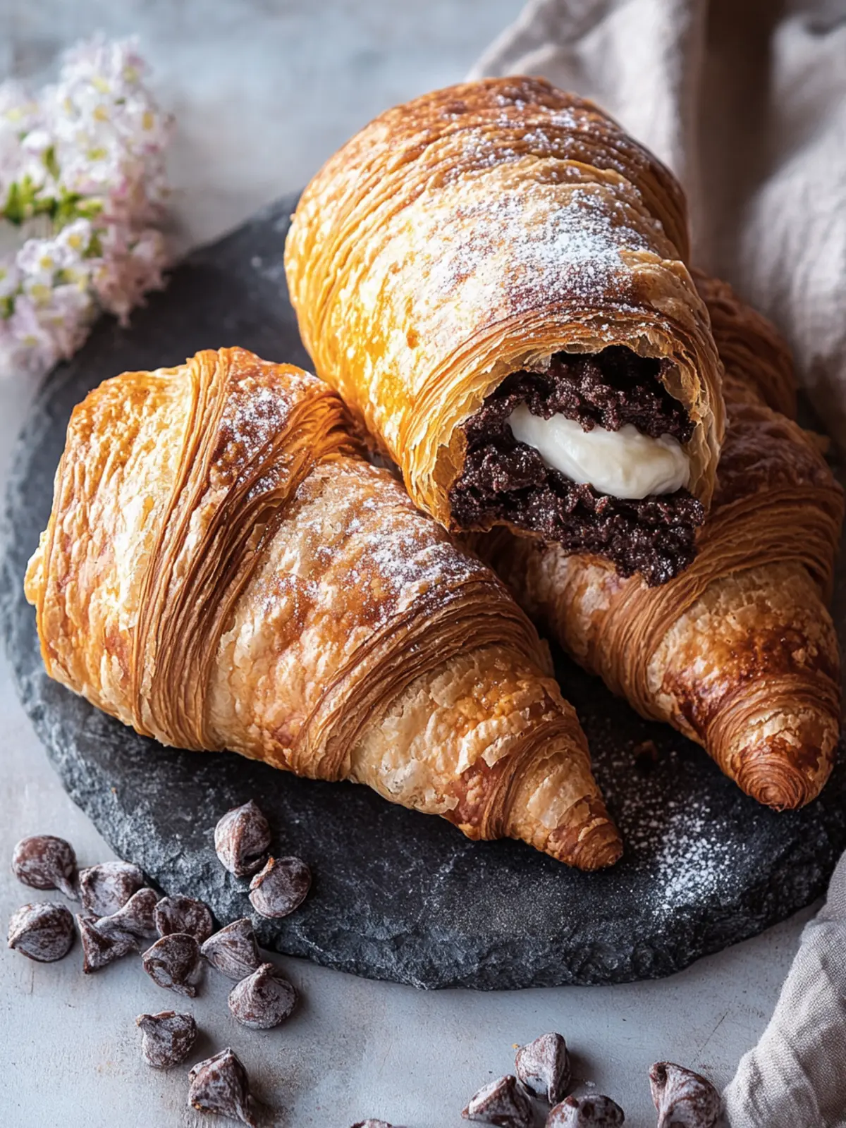 Brownie Batter Croissants