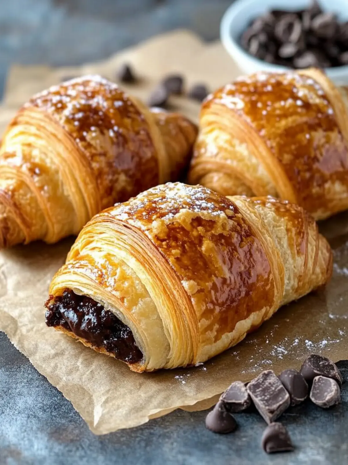 Melt-in-Your-Mouth Chocolate Croissants Made Easy 4 Chocolate Croissants