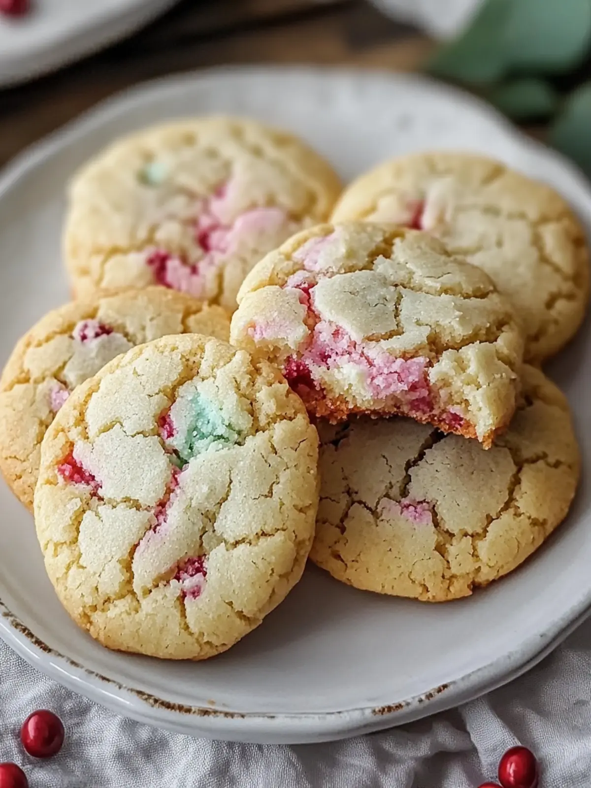 Chewy Spumoni Cookies