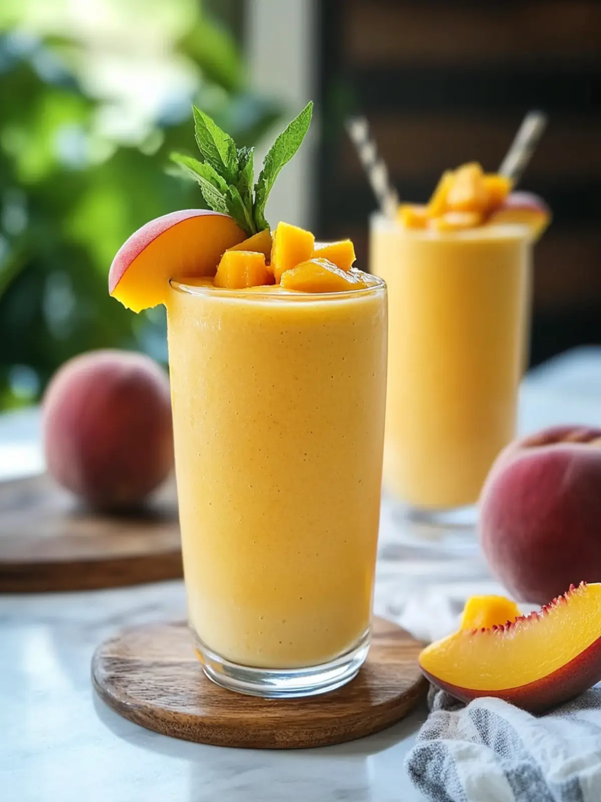 Peach Mango Smoothie