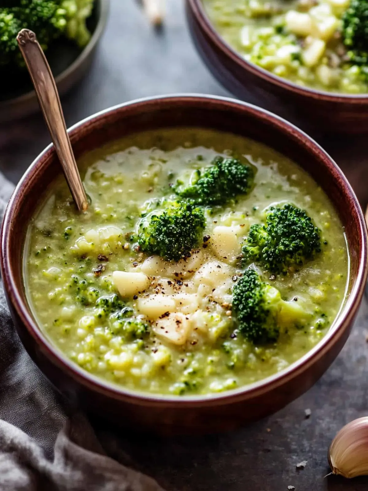 Garlic Italian Broccoli Soup: Comfort in Every Spoonful 3 Garlic Italian Broccoli Soup