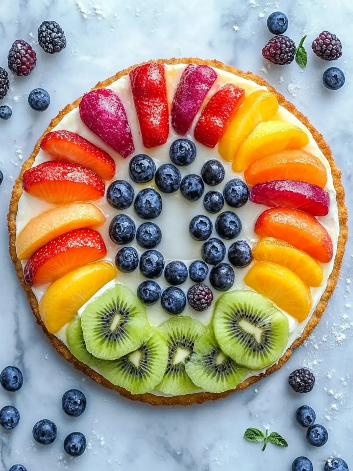 Rainbow Fruit Pizza: A Fun, Healthy Treat Your Family Will Love 4 Rainbow Fruit Pizza