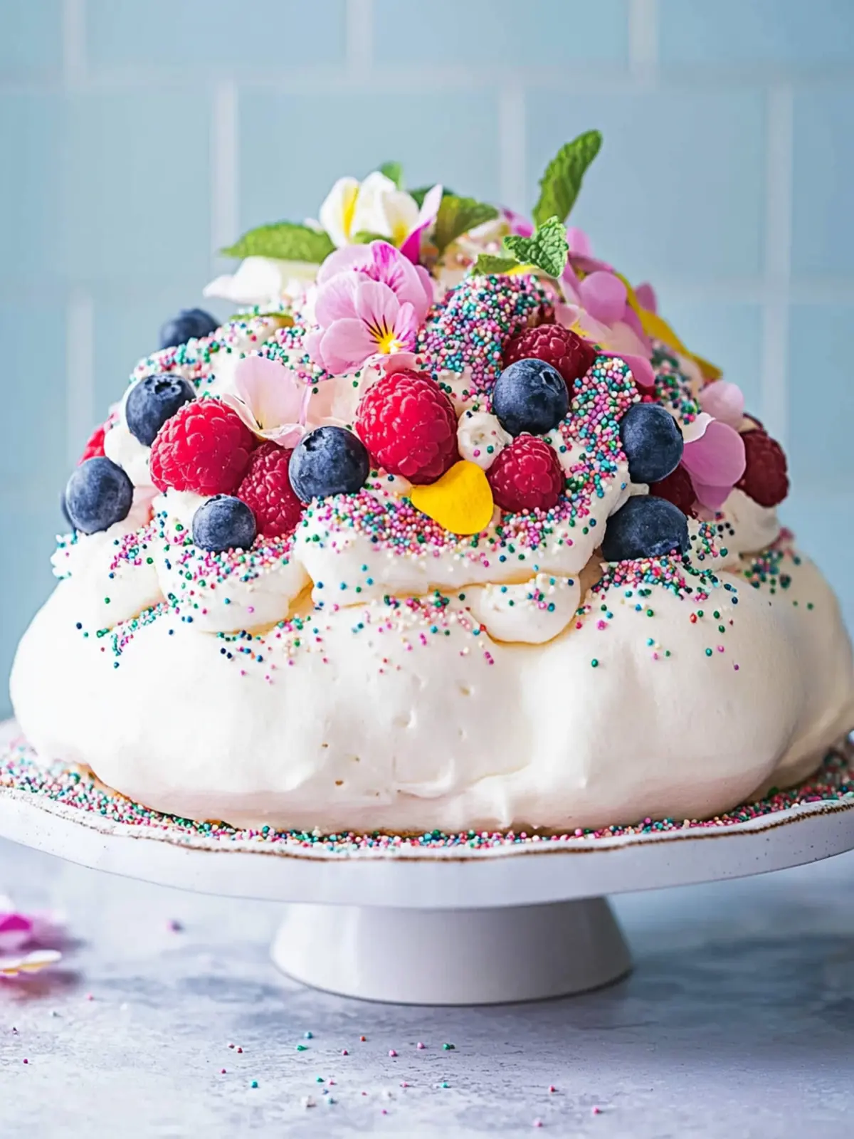 Fairy Bread Pavlova: A Colorful Twist on a Classic Treat 4 Fairy Bread Pavlova