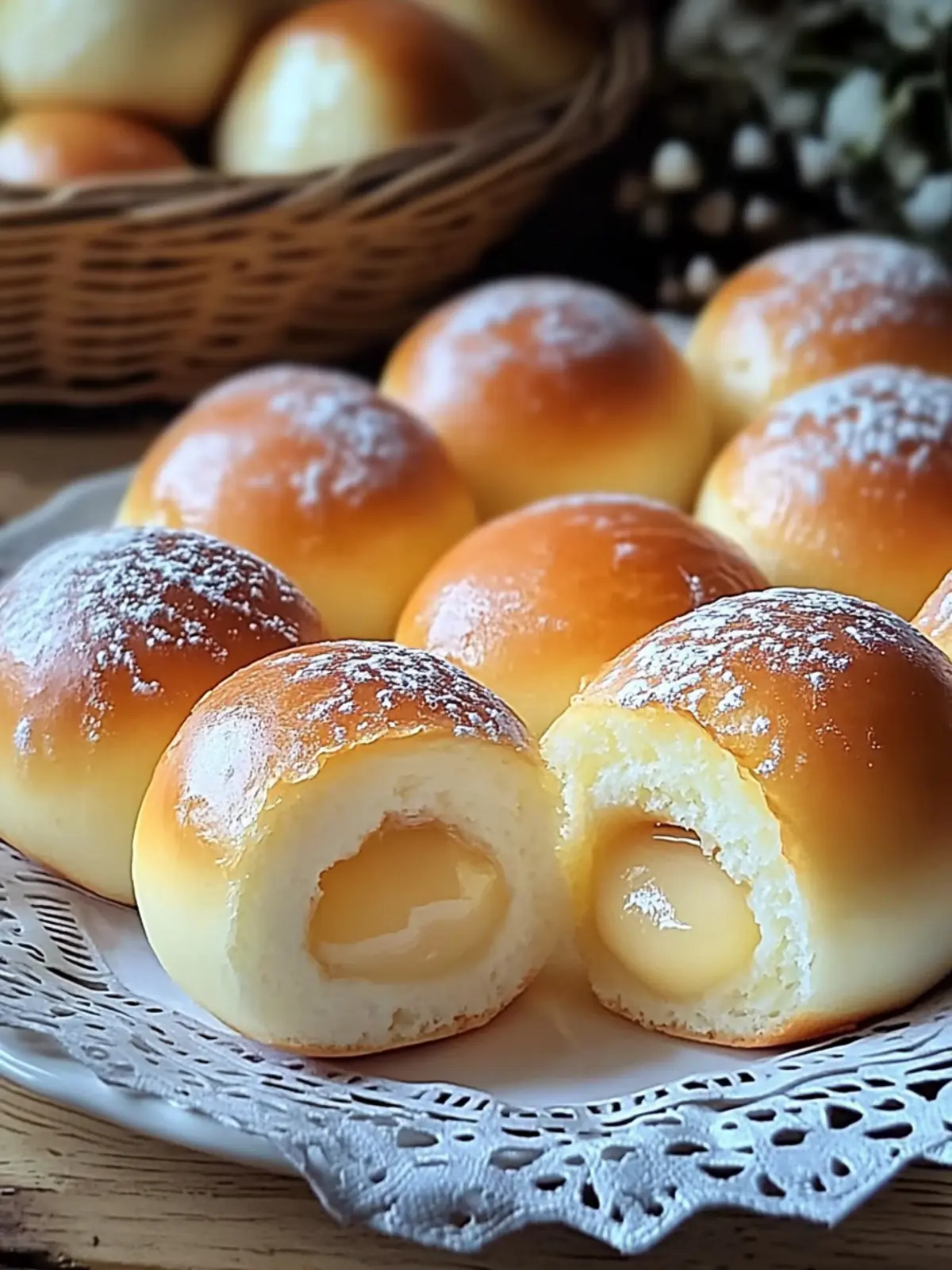 Baked Custard Buns: Your New Favorite Comfort Food Delight 2 Baked Custard Buns