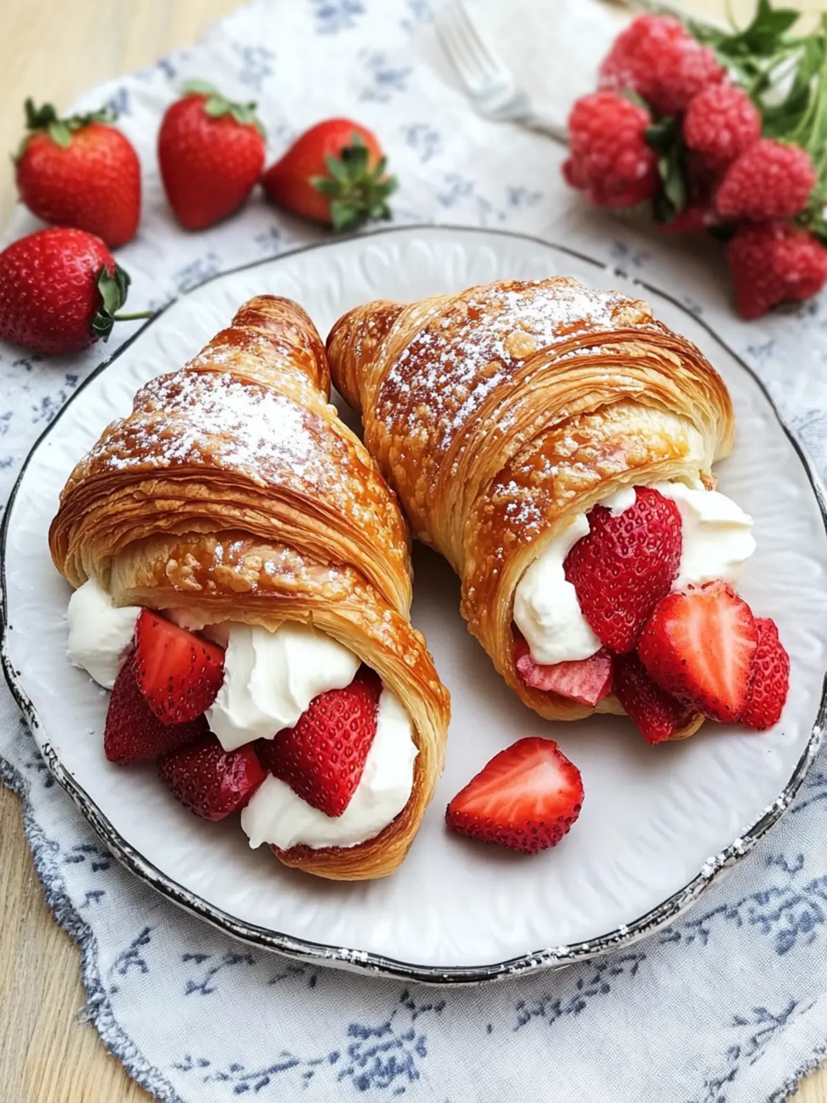 Strawberries and Cream Croissants: Your Summer Treat Awaits 5 Strawberries and Cream Croissants