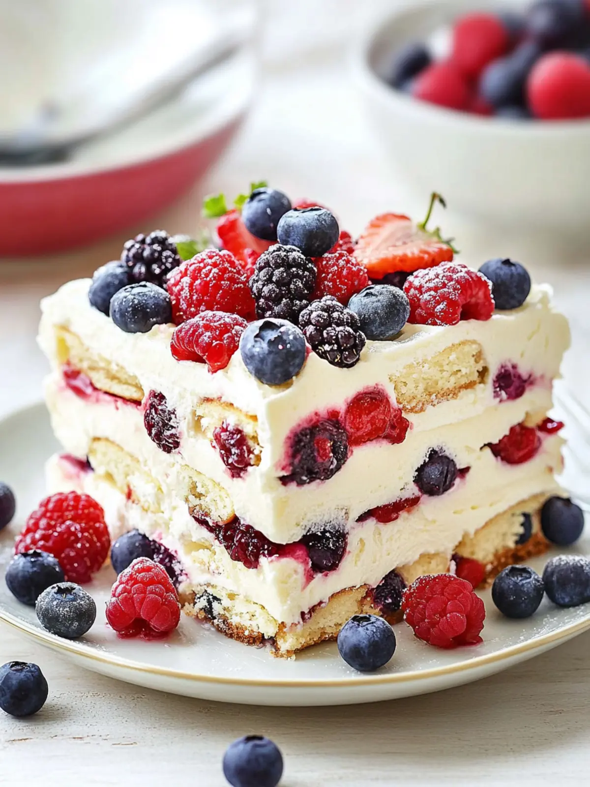 ummer Berry Icebox Cake