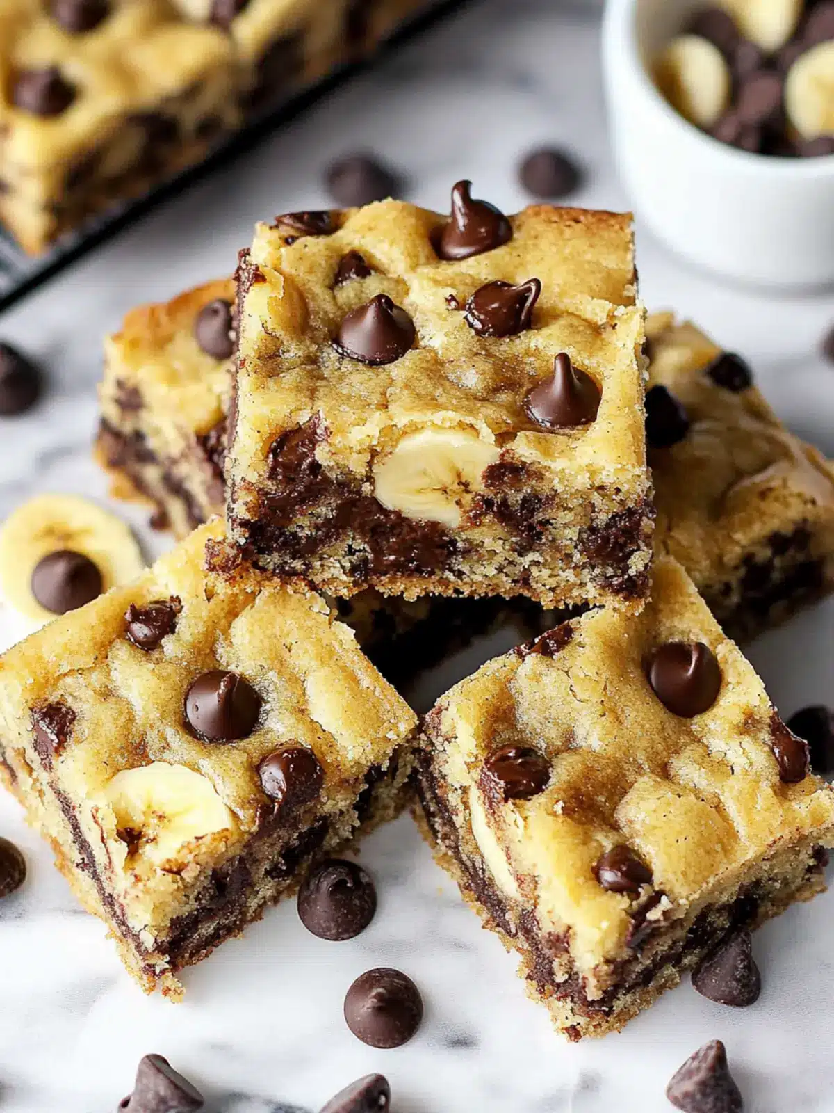 Decadent Chocolate Chip Banana Bars You’ll Crave Daily 5 Chocolate Chip Banana Bars