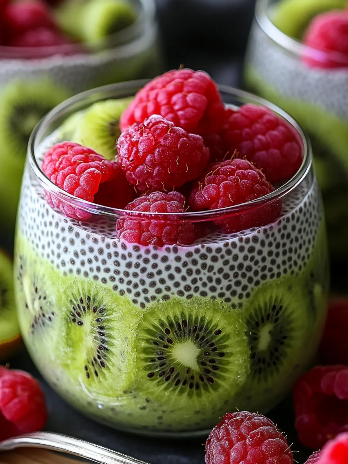 Kiwi and Raspberry Chia Pudding for a Fresh Morning Boost 2 Kiwi and Raspberry Chia Pudding