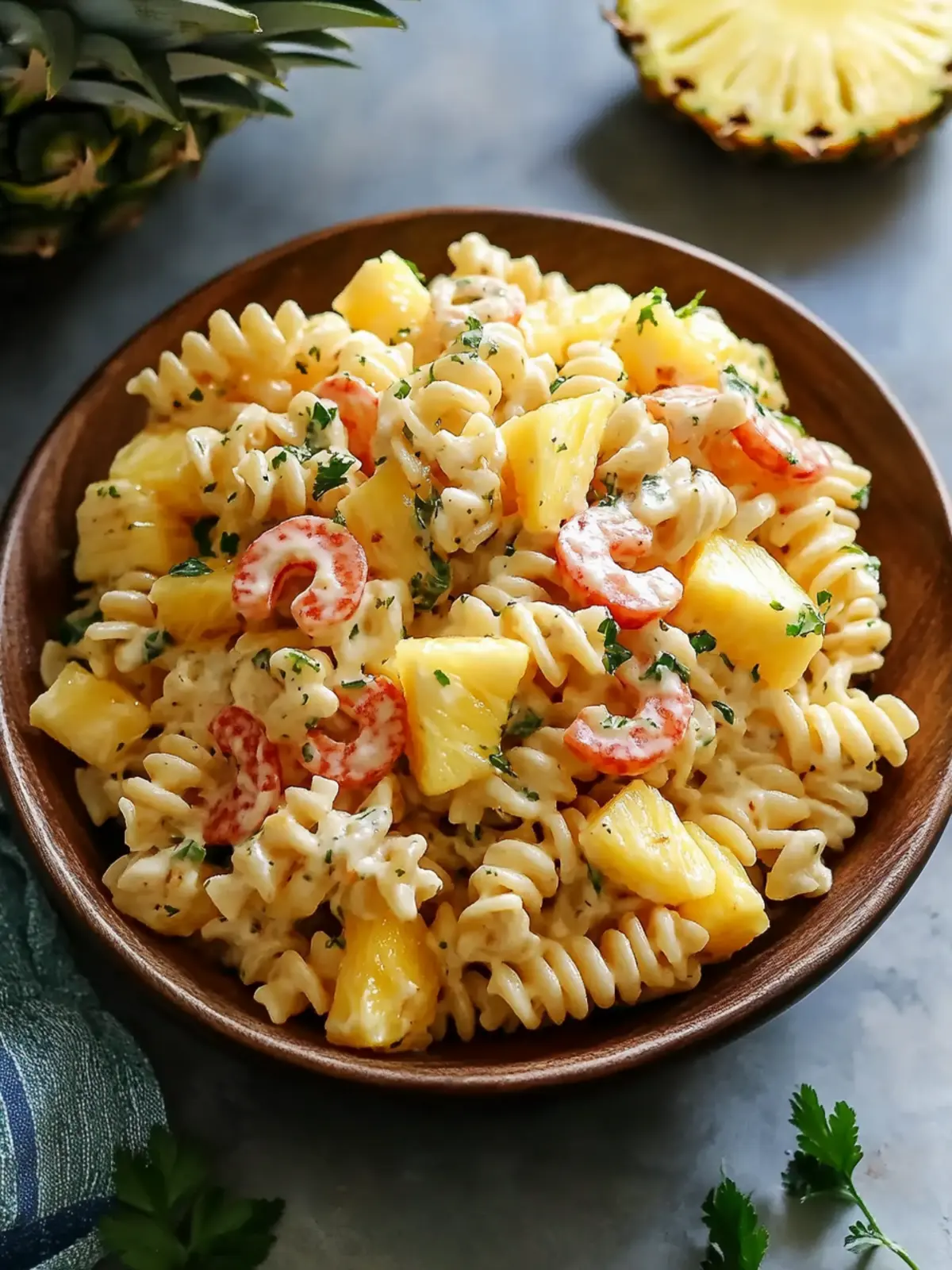 Delicious Sweet Hawaiian Pasta Salad with Pineapple Bliss 5 Sweet Hawaiian Pasta Salad with Pineapple