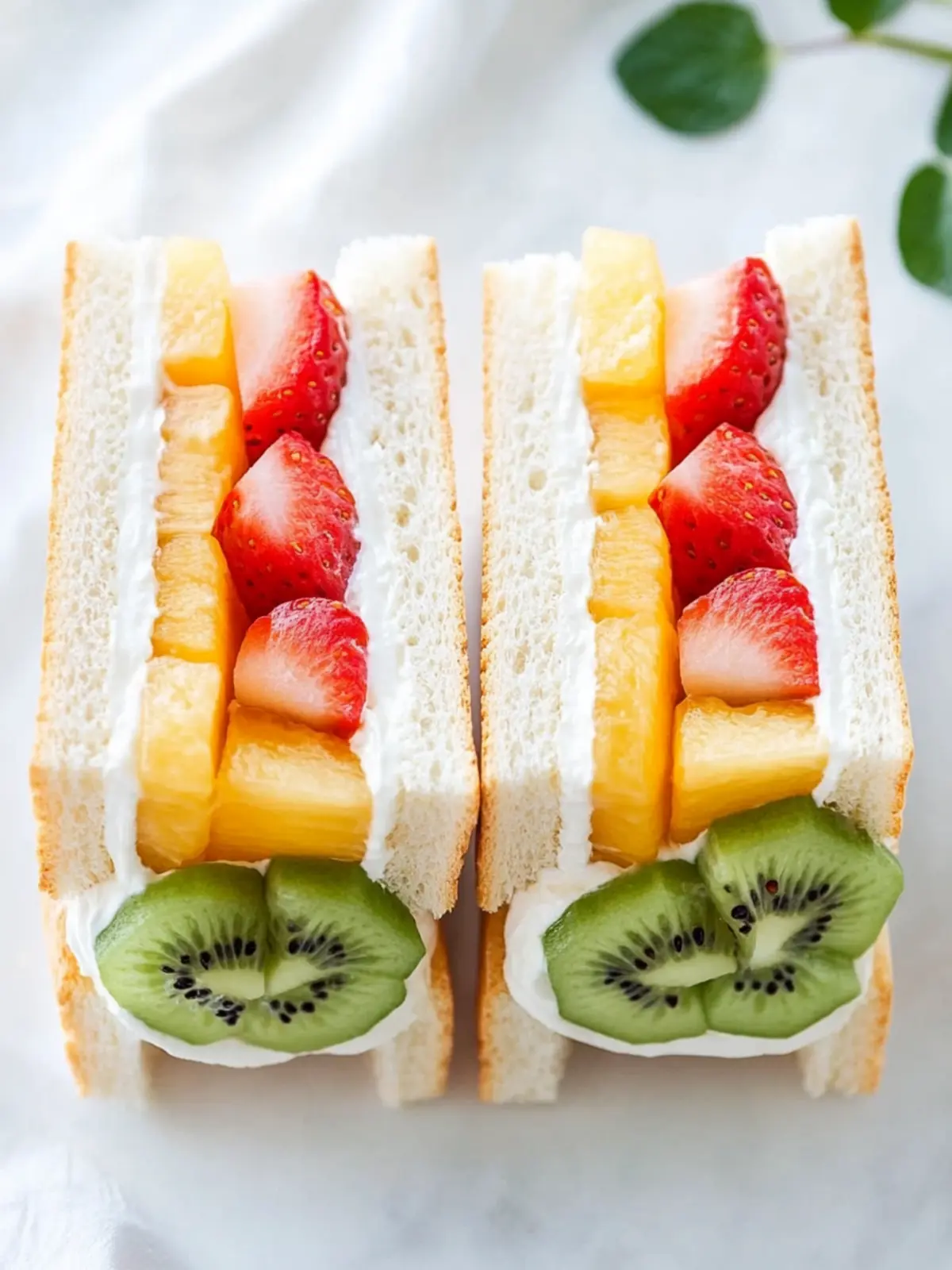 Delightful Japanese Fruit Sandwiches for Refreshing Treats 2 JAPANESE FRUIT SANDWICHES