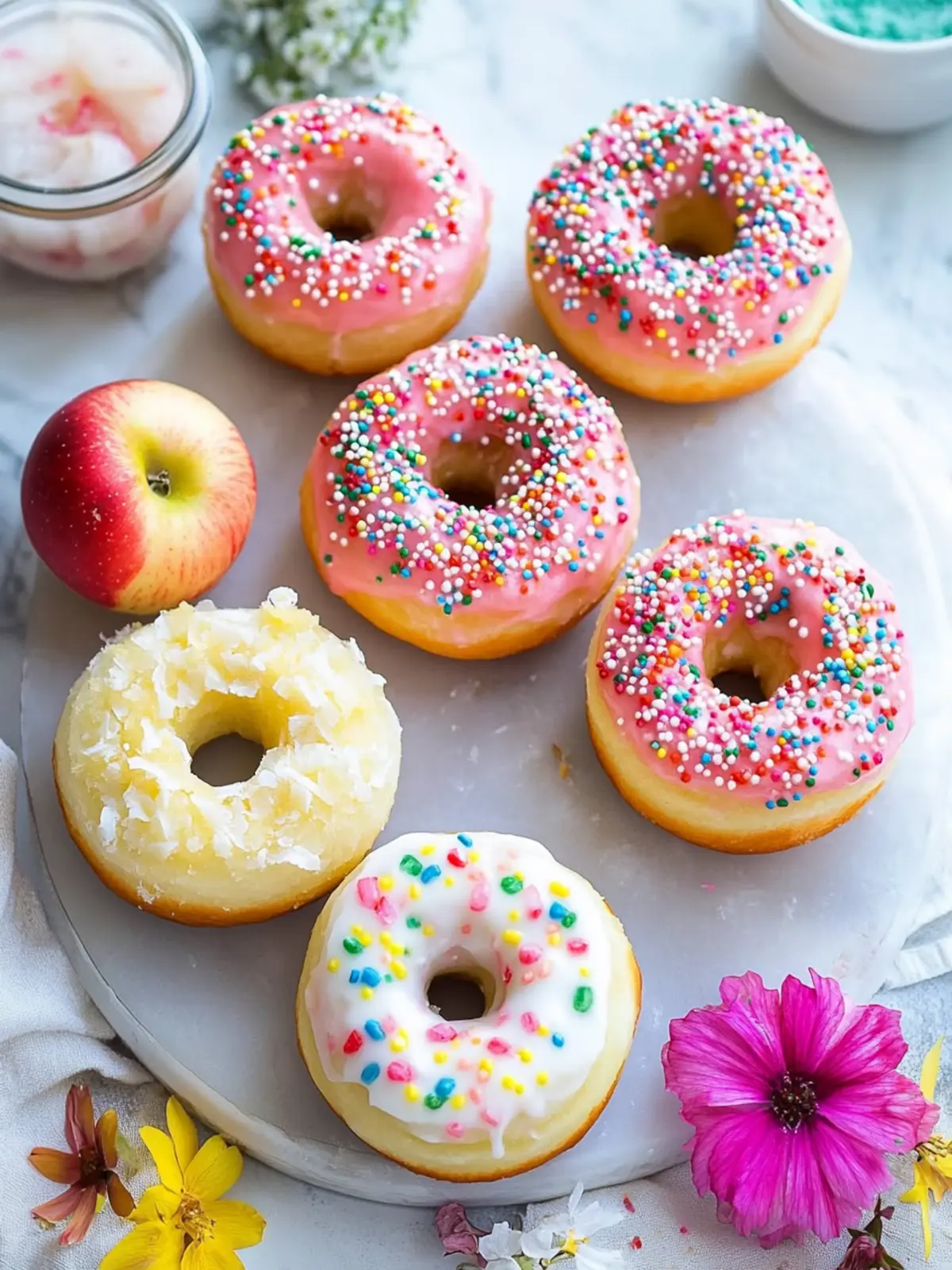 Delicious Easy Apple Fruit Donuts Your Kids Will Love 4 EASY APPLE FRUIT DONUTS