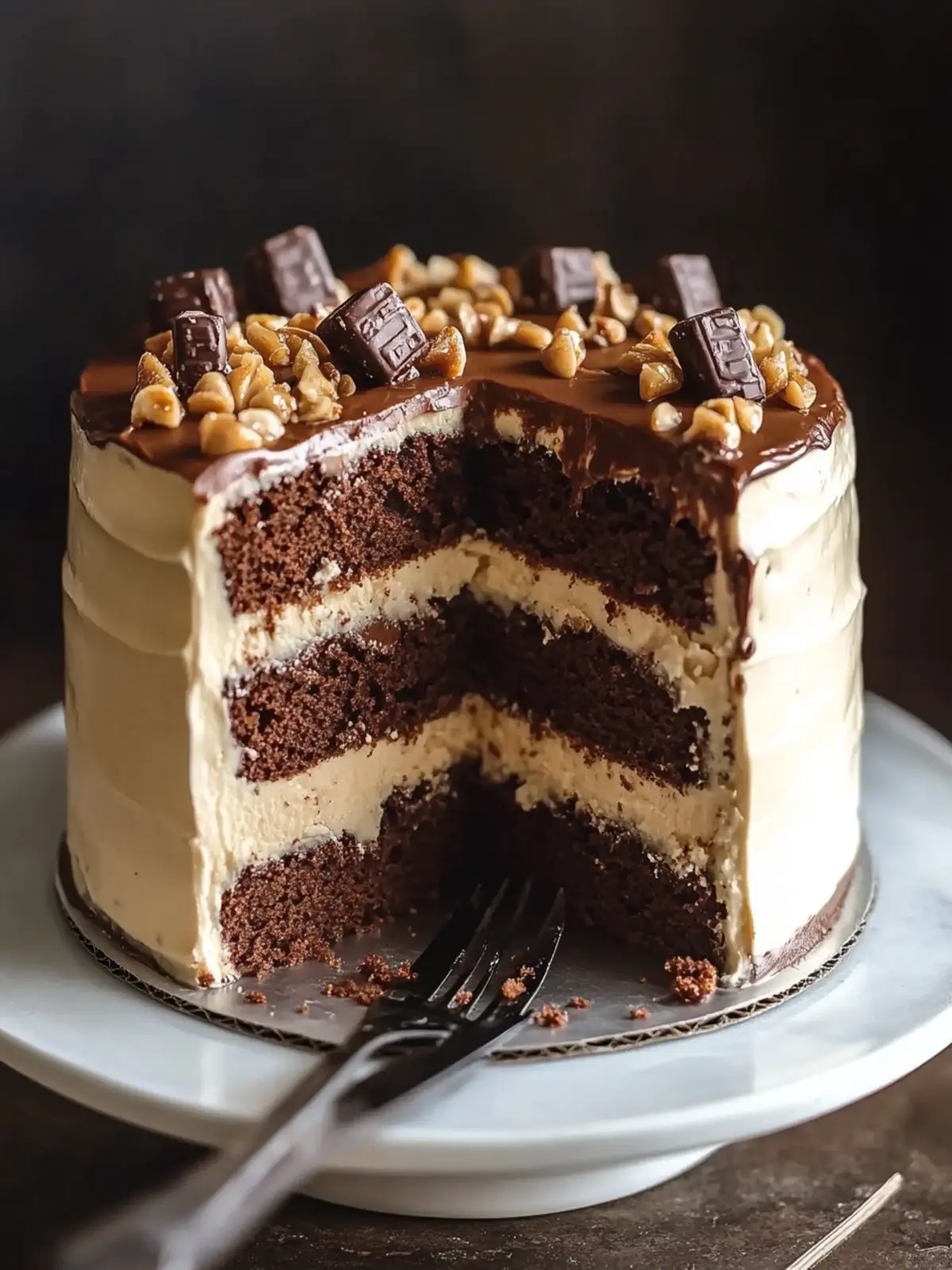 Decadent Snickers Cake Recipe to Make You Smile Every Slice 5 Snickers Cake