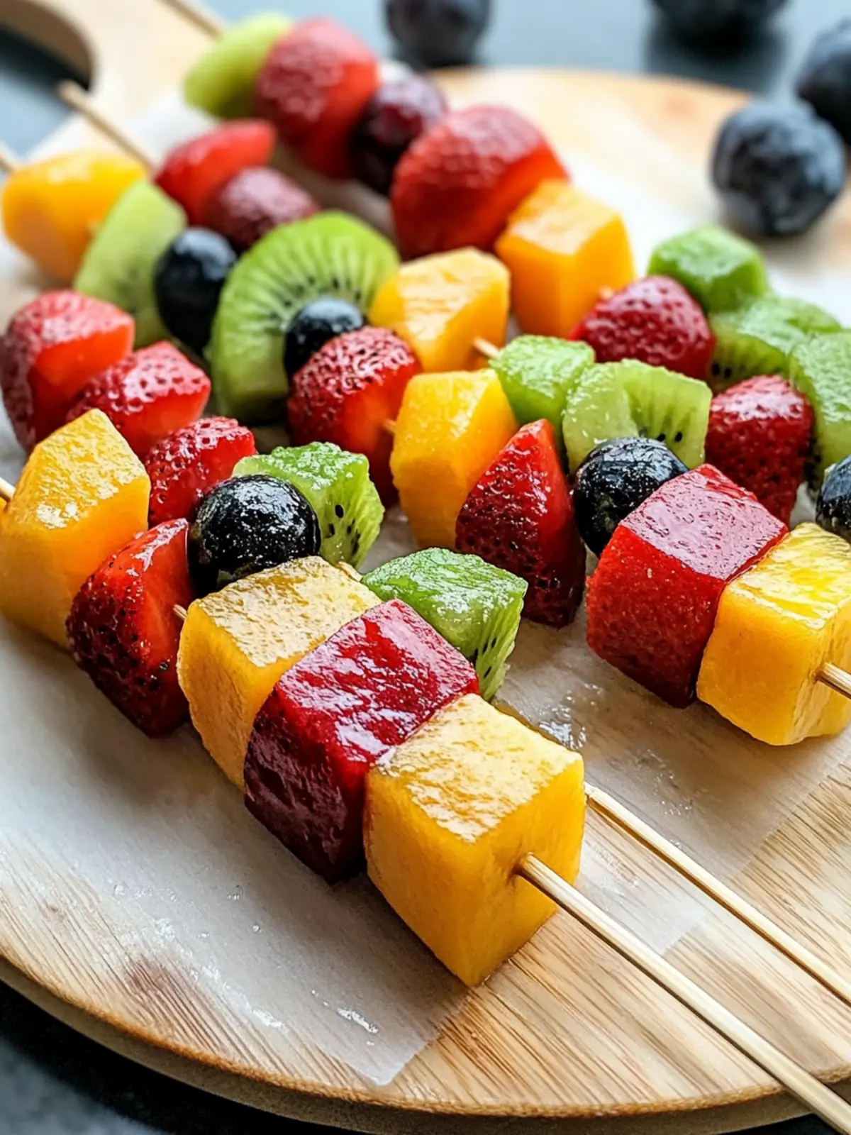 Colorful Fruit Kabobs