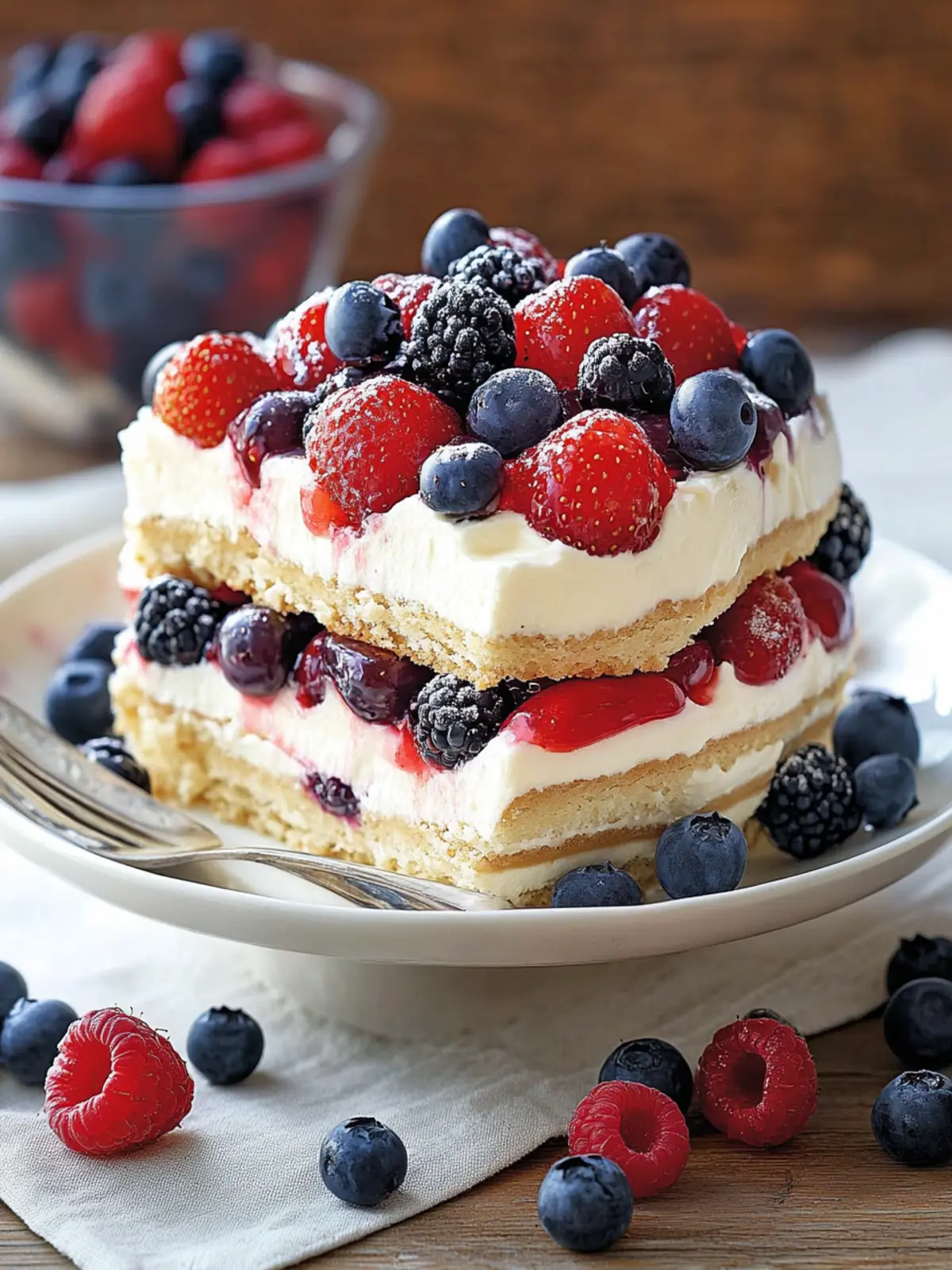 ummer Berry Icebox Cake