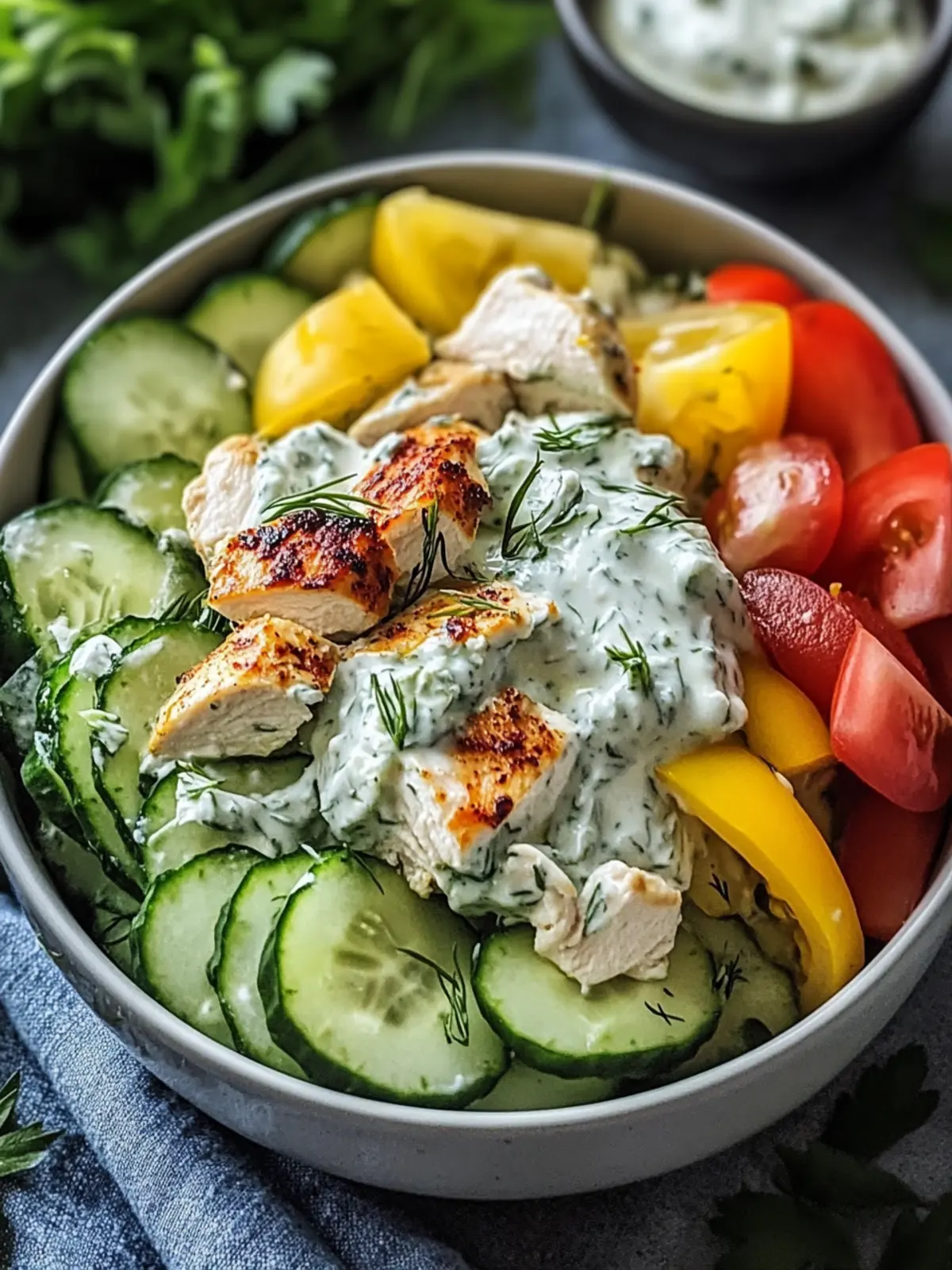 Refreshing Tzatziki Chicken Salad for Quick Weeknight Meals 2 Delicious Tzatziki Chicken Salad