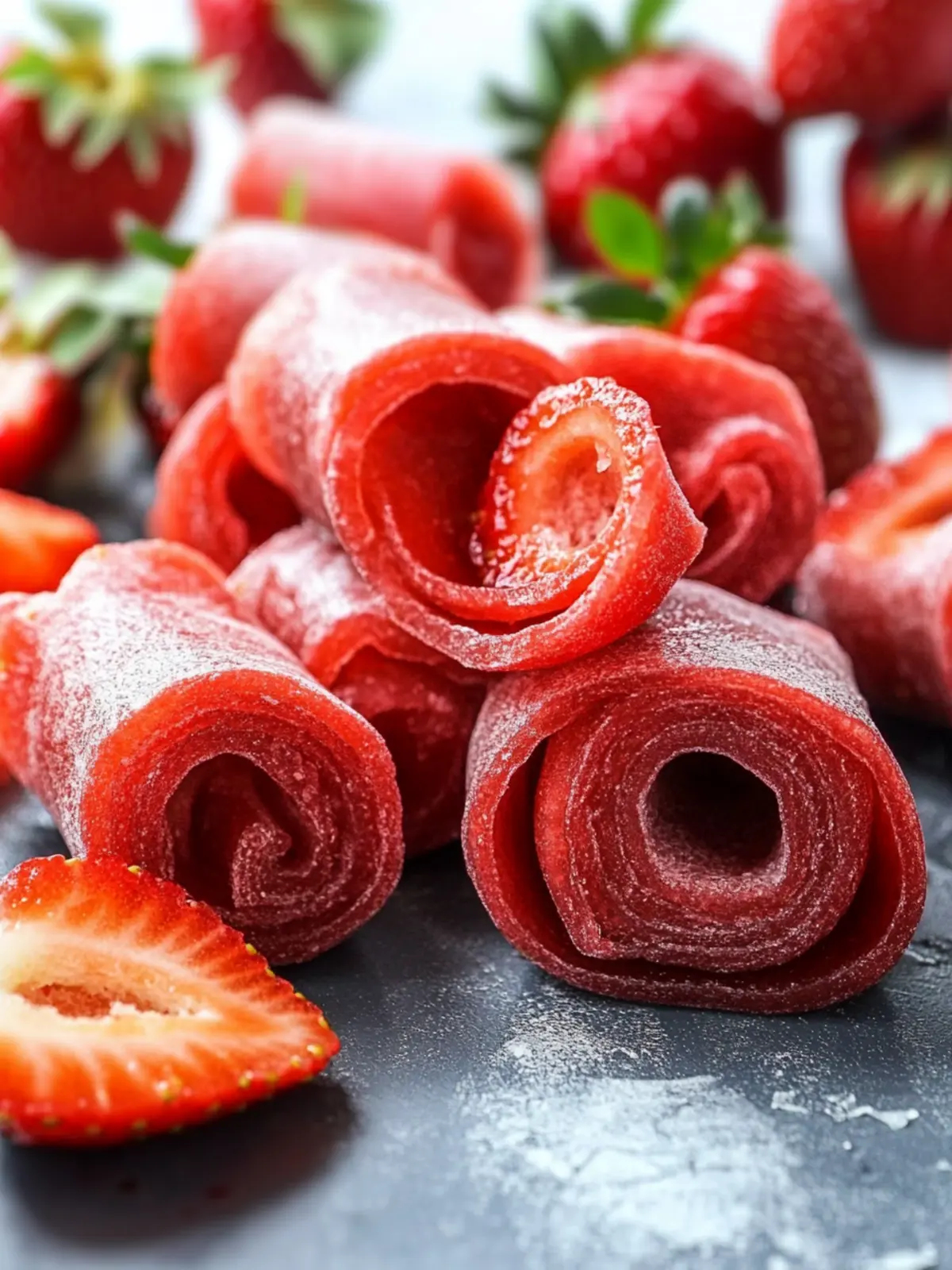 Delicious Strawberry Fruit Roll-Ups Made Easy at Home 3 Strawberry Fruit Roll-Ups