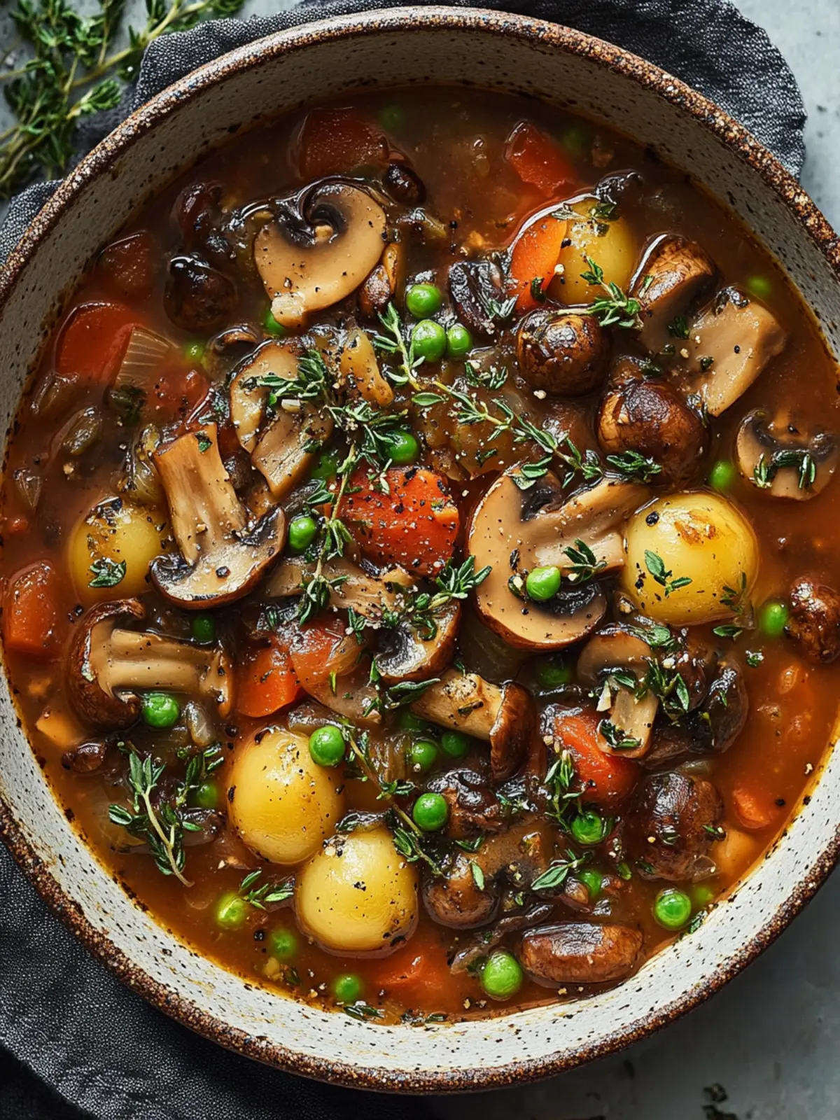 Vegan Mushroom Stew That Warms Your Soul in One Pot 4 Vegan mushroom stew