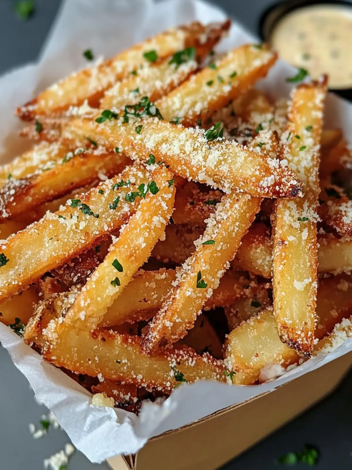 Crispy Garlic Parmesan Fries: Your New Favorite Snack Delight 2 Crispy Garlic Parmesan Fries