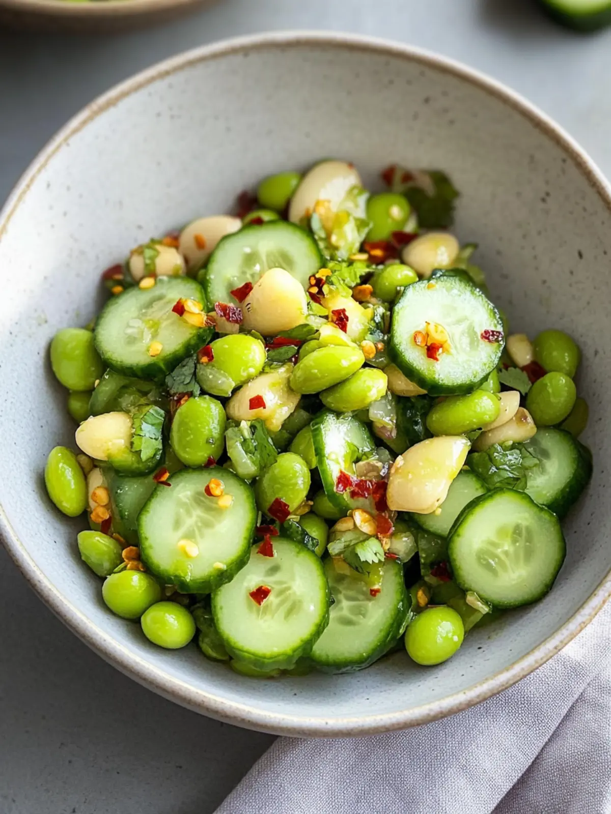 Spicy Cucumber Edamame Salad: Quick, Customizable & Delicious! 5 Spicy Cucumber Edamame Salad