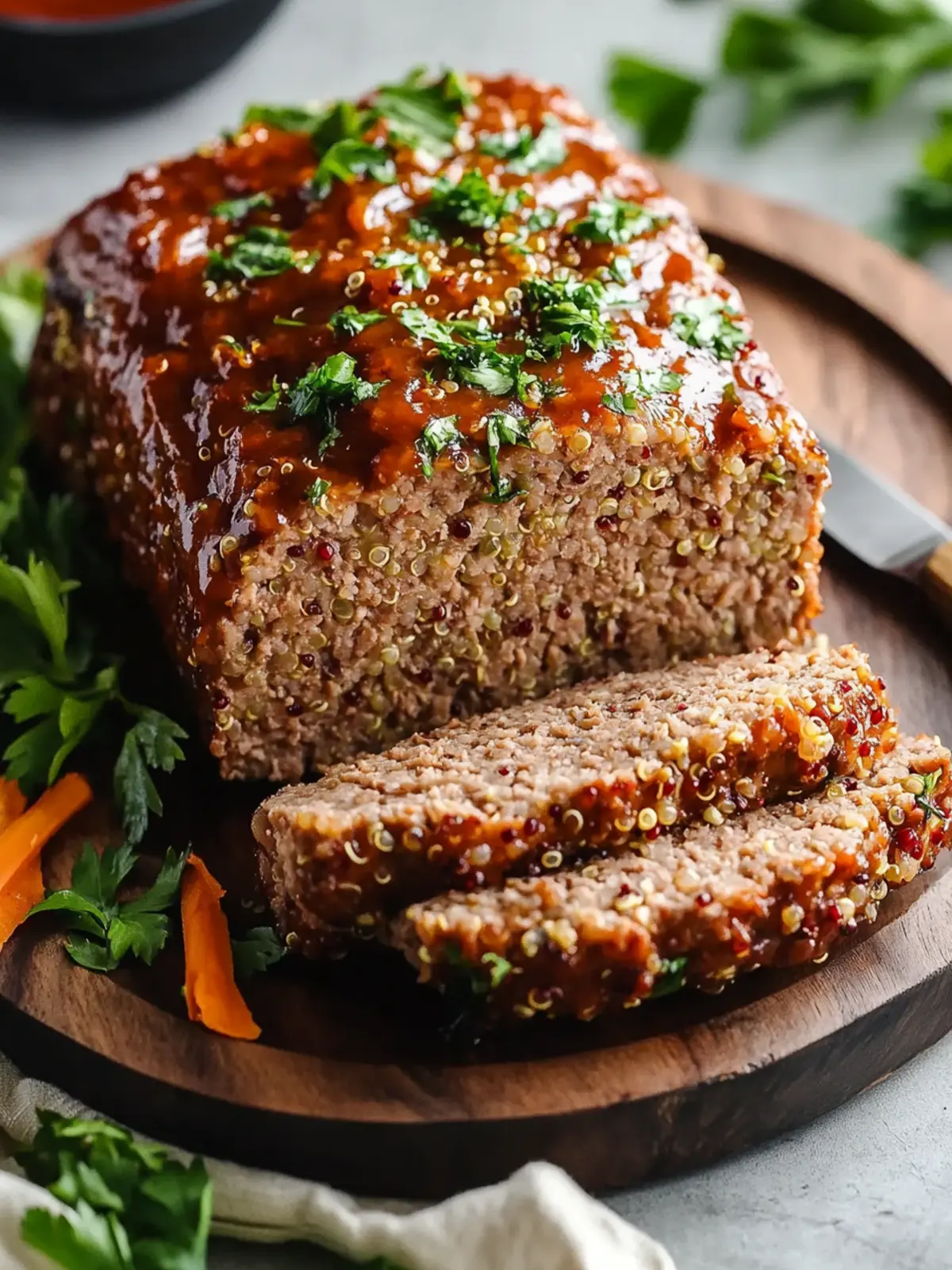 Juicy Turkey Quinoa Meatloaf: Comfort Food Redefined 2 Juicy Turkey Quinoa Meatloaf