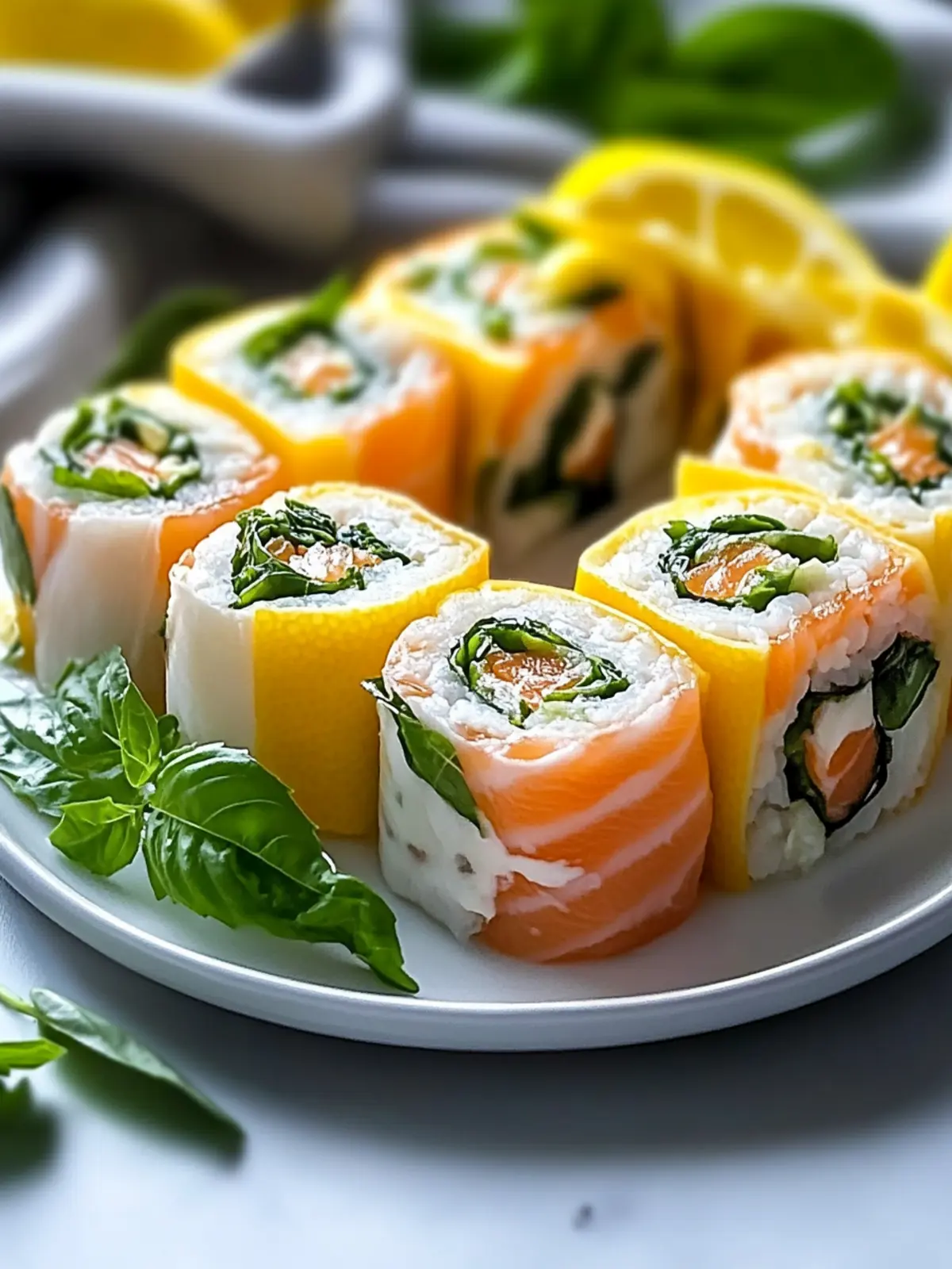 Lemon Basil Salmon Rolls: Quick Gourmet Flavor in Every Bite 2 Lemon Basil Salmon Rolls