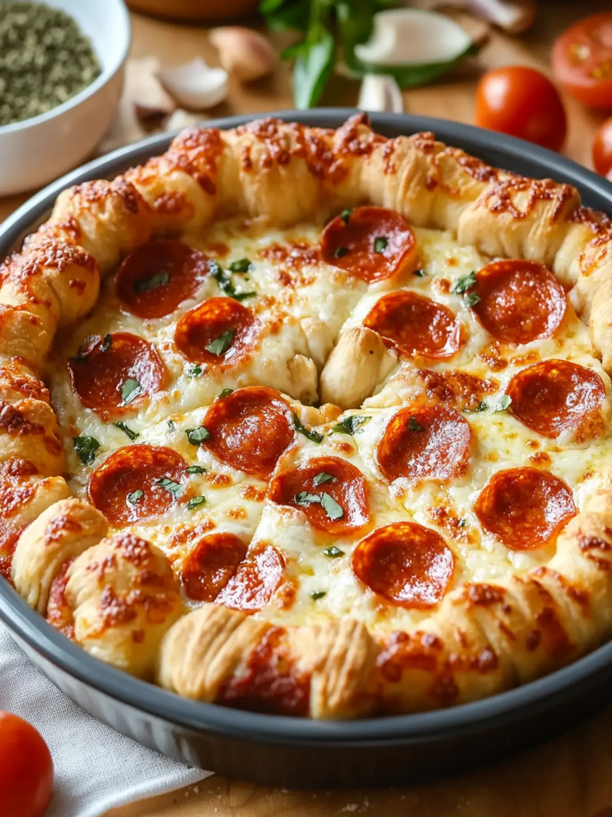 Cheesy Stuffed Crust Pizza Dip That'll Wow Your Guests 5 Stuffed Crust Pizza Dip