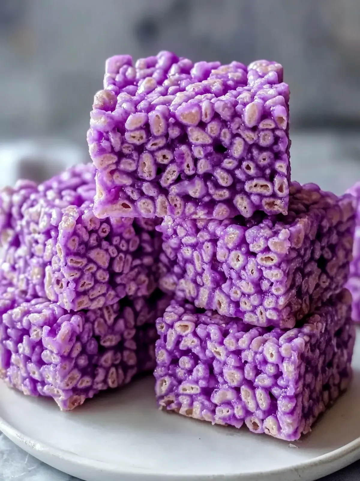 Delicious Ube Rice Krispie Treats You Can't Resist Making 5 Ube Rice Krispie Treats