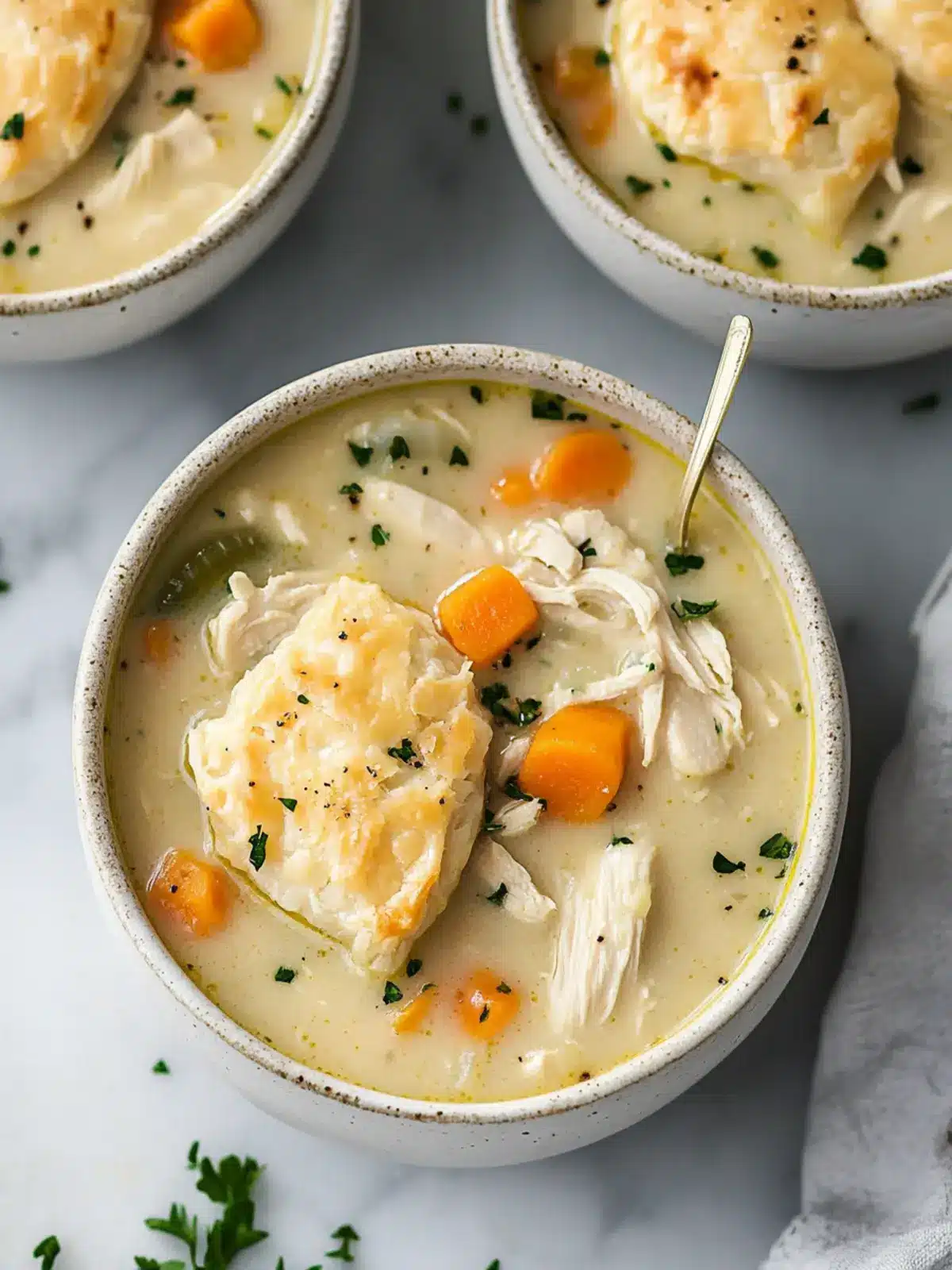 Creamy Chicken Pot Pie Soup: A Healthy Twist on Comfort Food 5 Chicken Pot Pie Soup