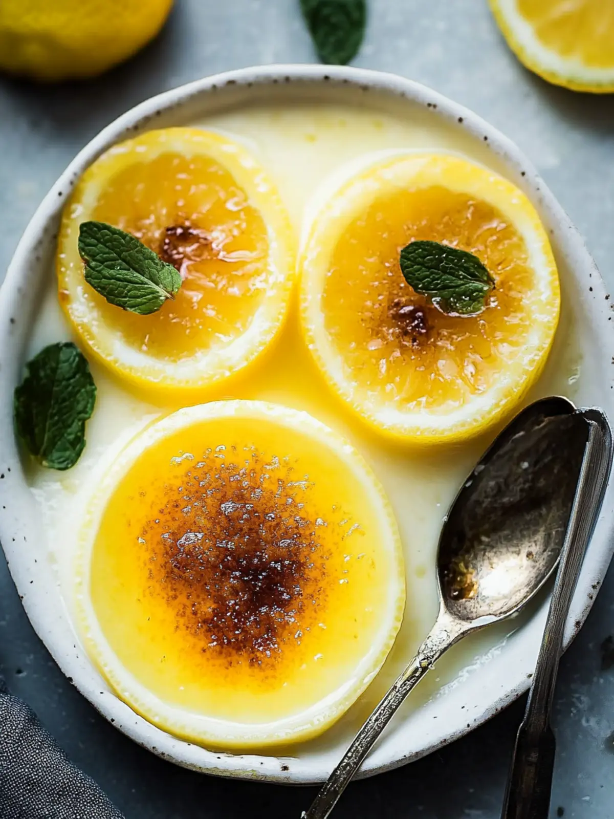 Lemon Posset Brûlée: Quick, Irresistibly Creamy Delight 3 Lemon Posset Brûlée