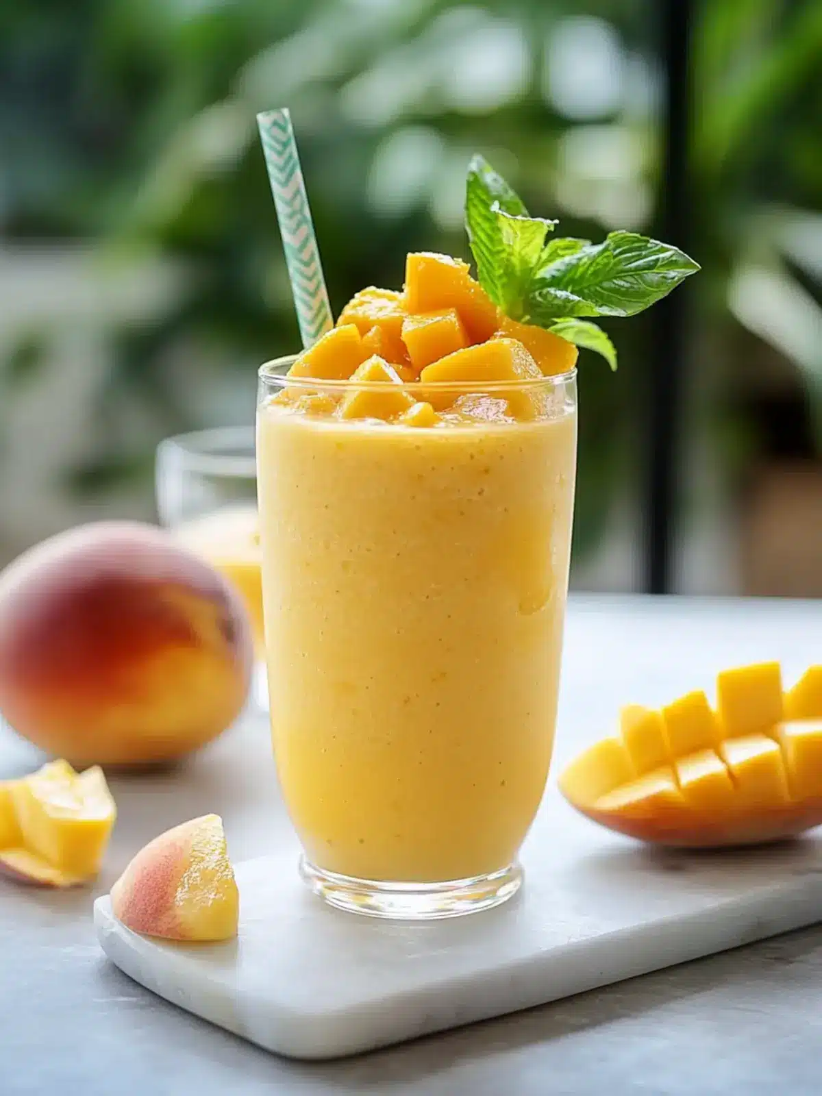 Peach Mango Smoothie