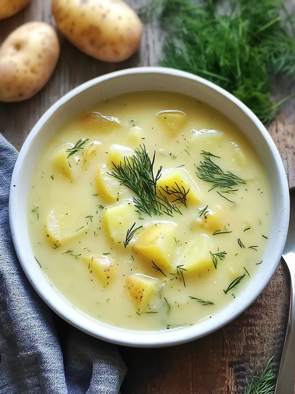 Delicious Chunky Potato Dill Soup for Cozy Nights In 4 Delicious Chunky Potato Dill Soup