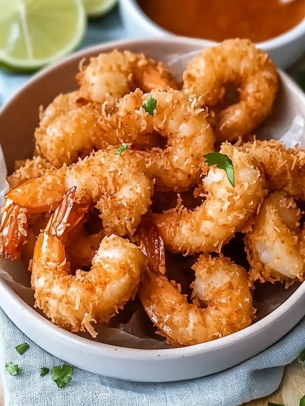Crunchy Air Fryer Coconut Shrimp for Guilt-Free Paradise Bites 3 Crunchy Air Fryer Coconut Shrimp