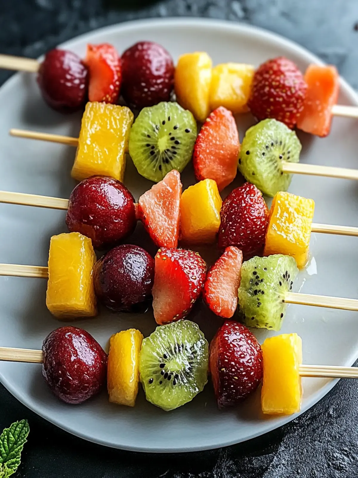 Colorful Fruit Kabobs: The Ultimate Guilt-Free Snack Delight 4 Colorful Fruit Kabobs