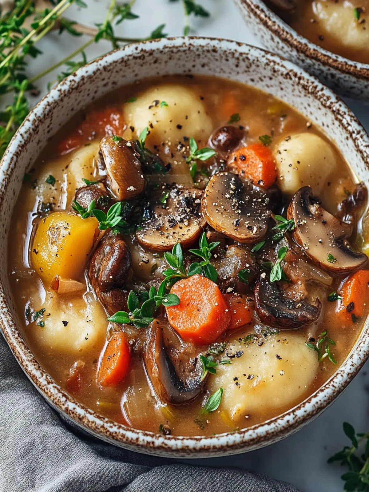 Vegan Mushroom Stew That Warms Your Soul in One Pot 2 Vegan mushroom stew