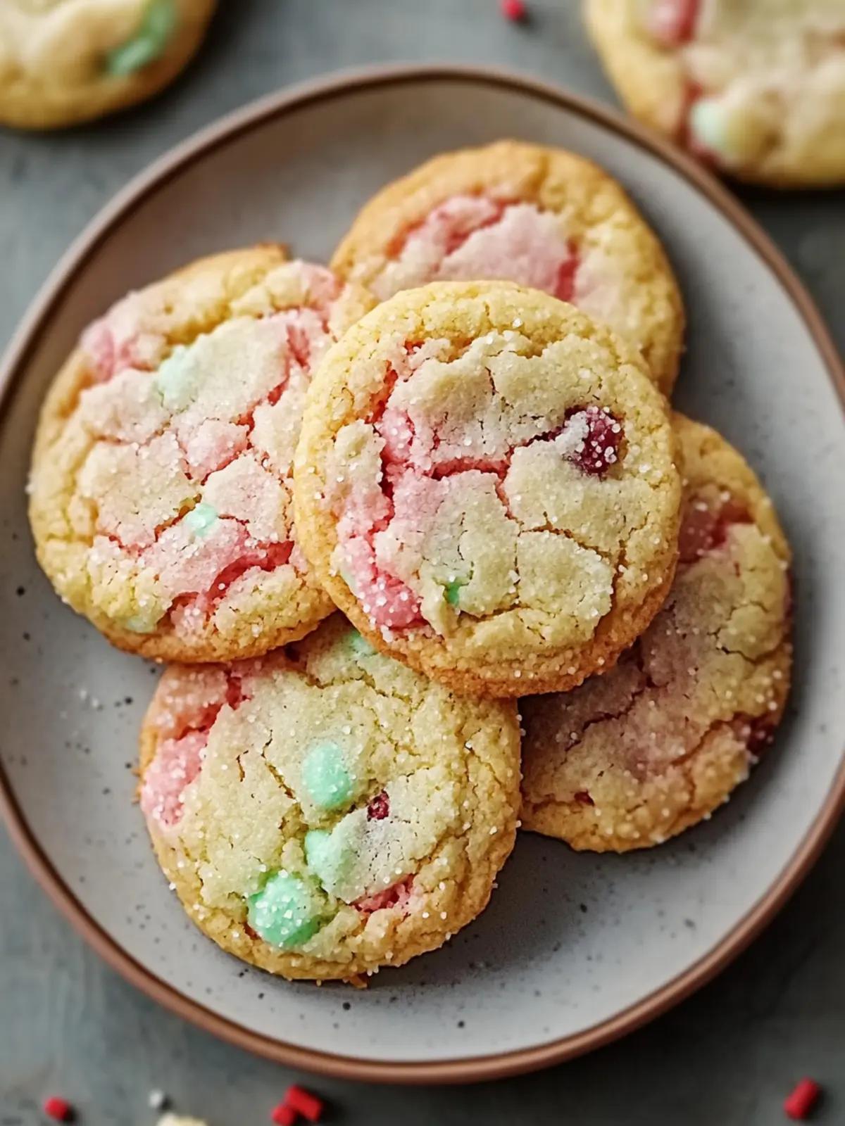 Chewy Spumoni Cookies