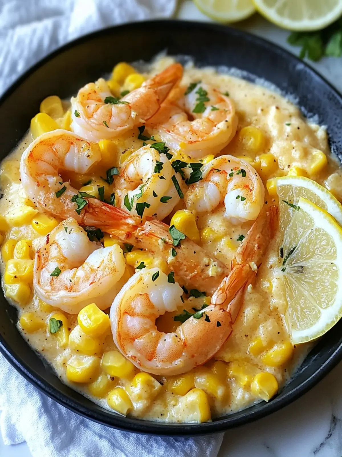 Shrimp and Creamed Corn