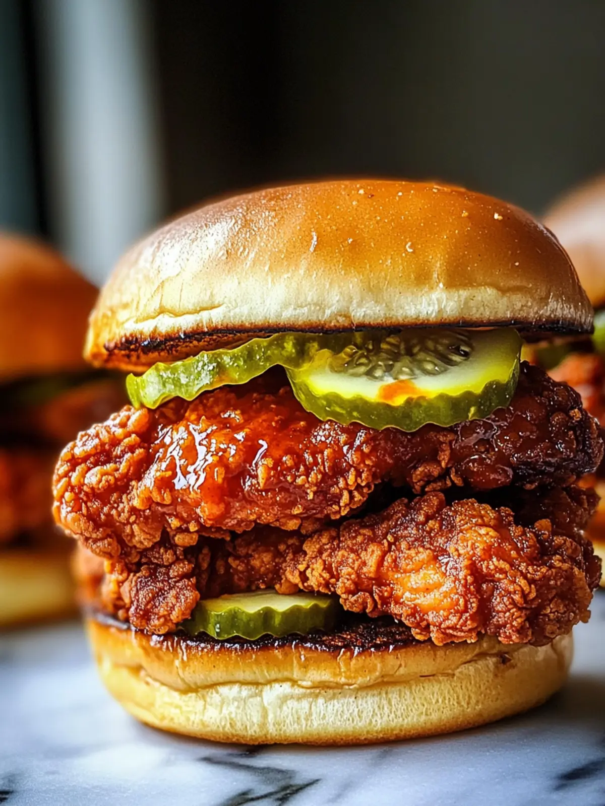 Nashville Hot Chicken Sandwiches: Spicy Flavor at Home 2 Nashville Hot Chicken Sandwiches