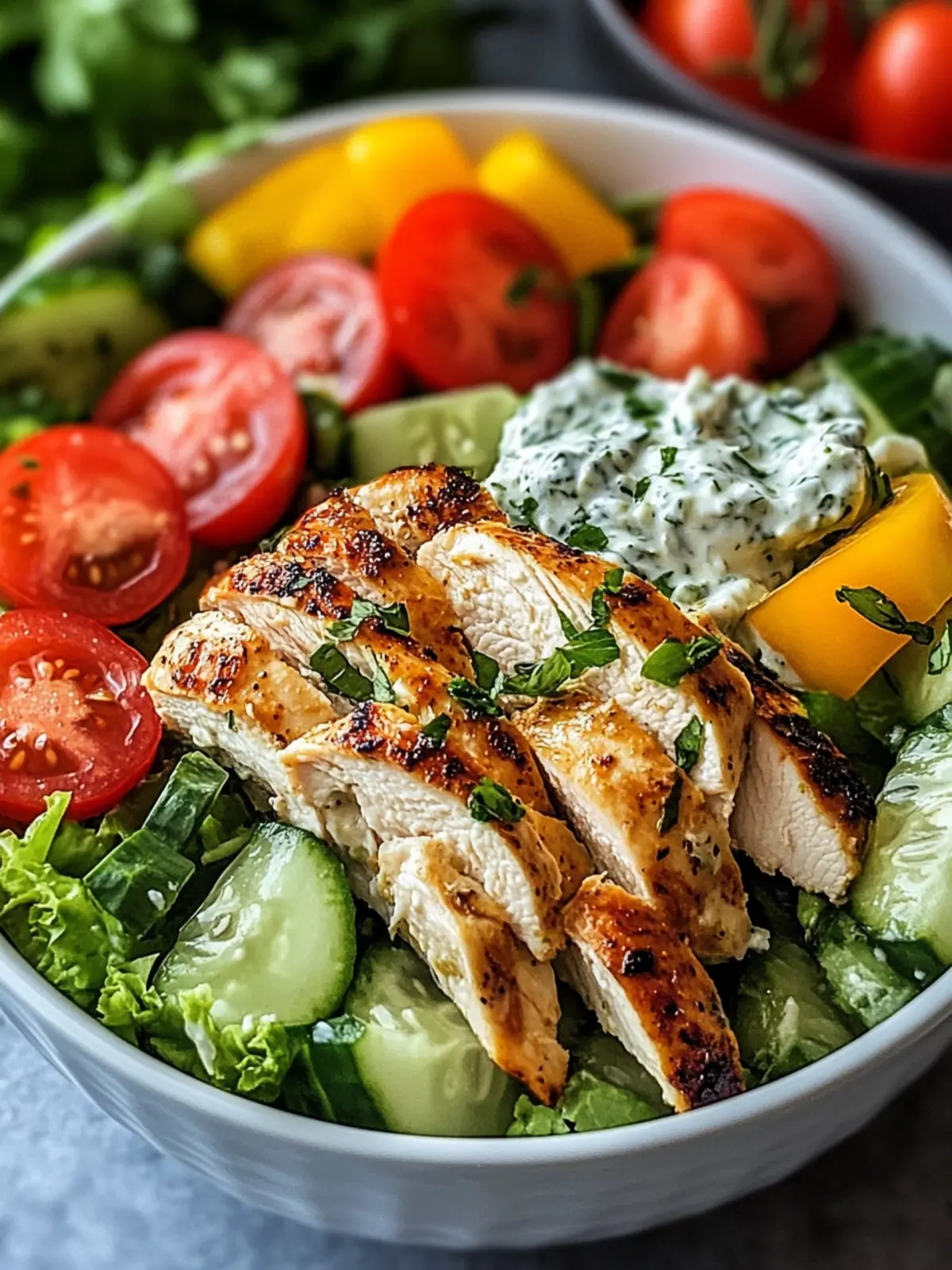 Delicious Tzatziki Chicken Salad: A Fresh Mediterranean Dream 3 Delicious Tzatziki Chicken Salad