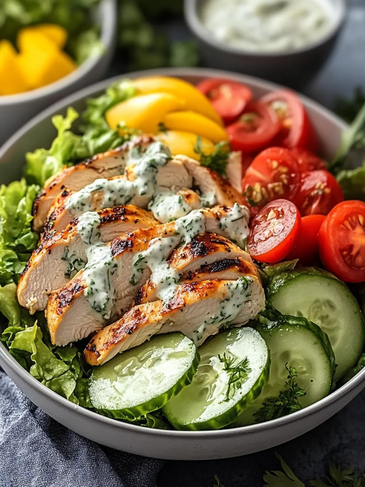 Delicious Tzatziki Chicken Salad: A Fresh Mediterranean Dream 4 Delicious Tzatziki Chicken Salad