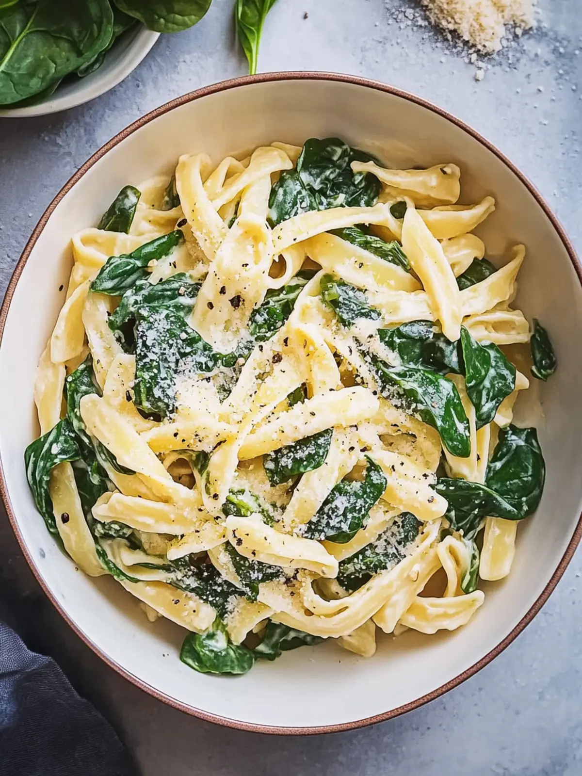 Pasta with Spinach