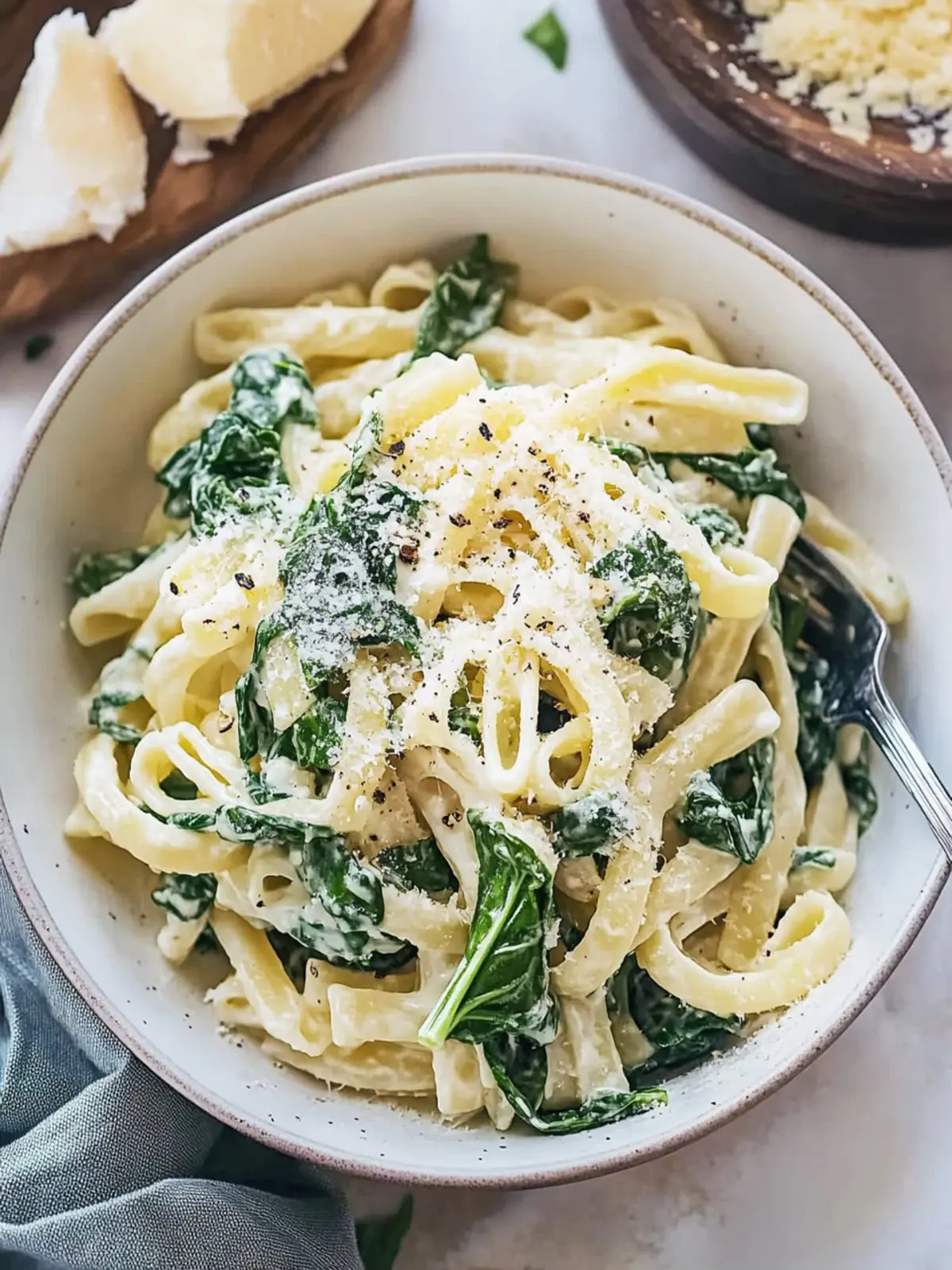 Pasta with Spinach