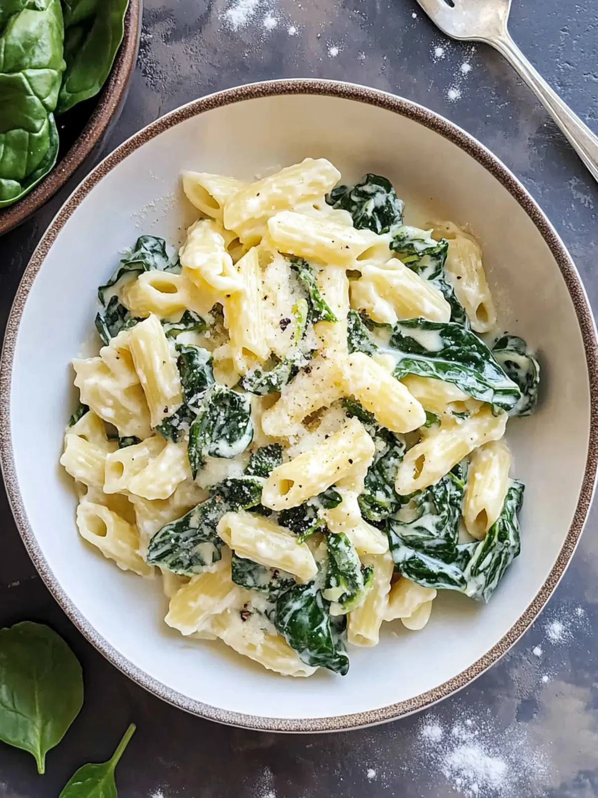 Pasta with Spinach
