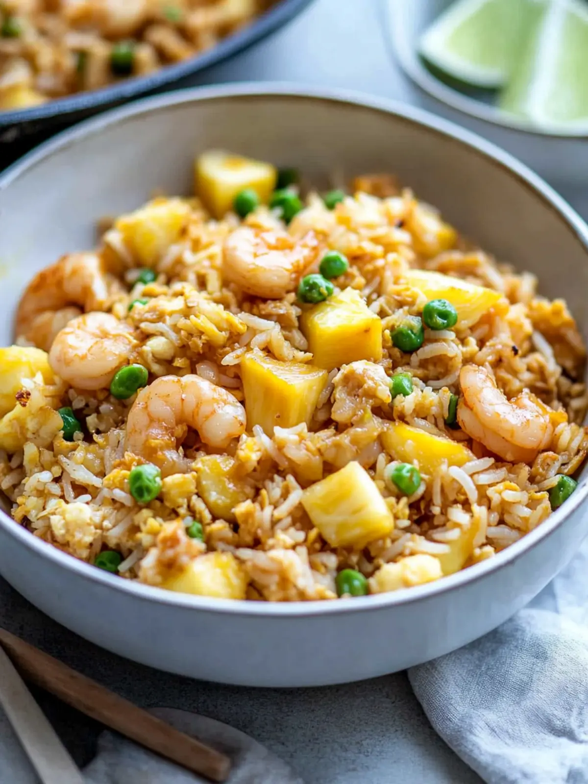 Delicious Thai Pineapple Fried Rice (Khao Pad) in One Pan 4 Thai Pineapple Fried Rice (Khao Pad)